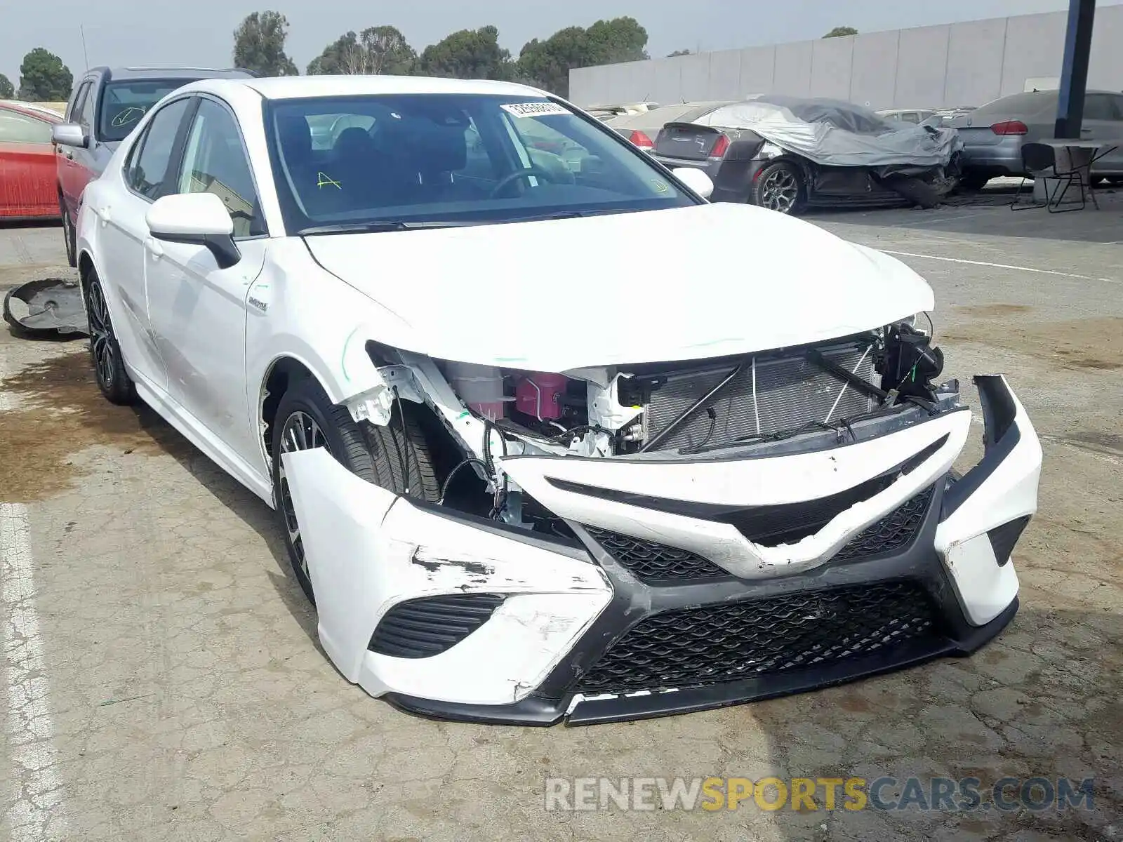 1 Photograph of a damaged car 4T1G31AK3LU518334 TOYOTA CAMRY 2020