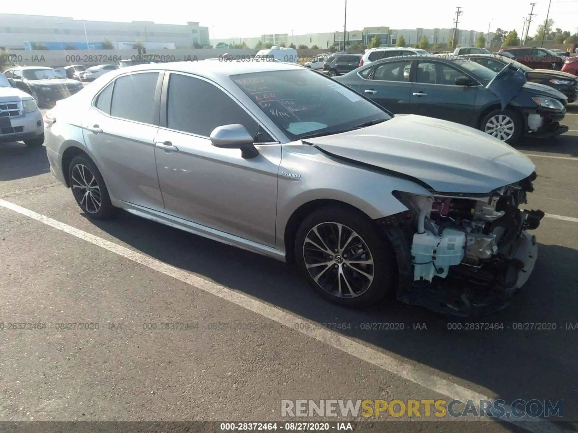 1 Photograph of a damaged car 4T1G31AK3LU529706 TOYOTA CAMRY 2020