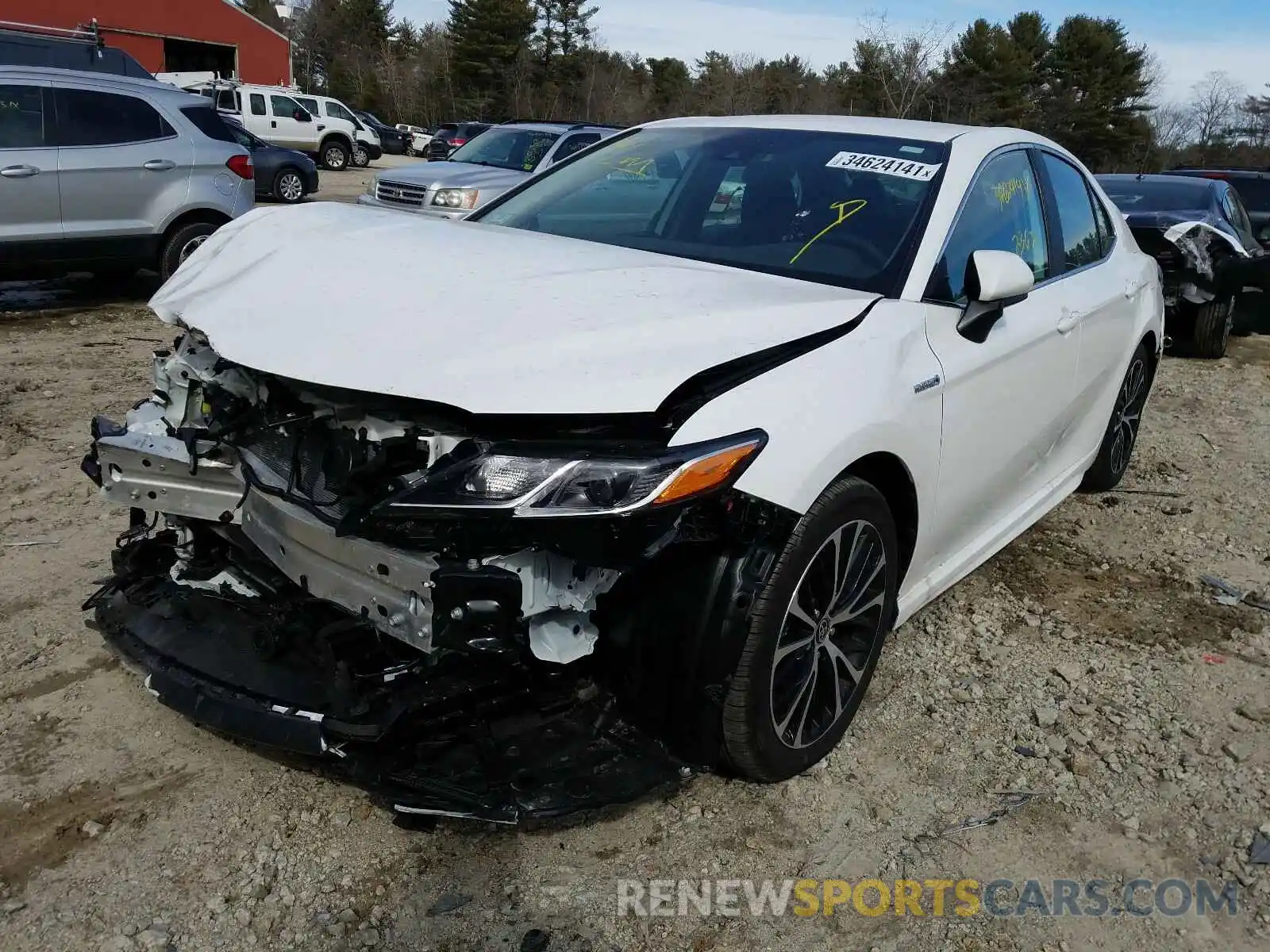 2 Photograph of a damaged car 4T1G31AK3LU543038 TOYOTA CAMRY 2020