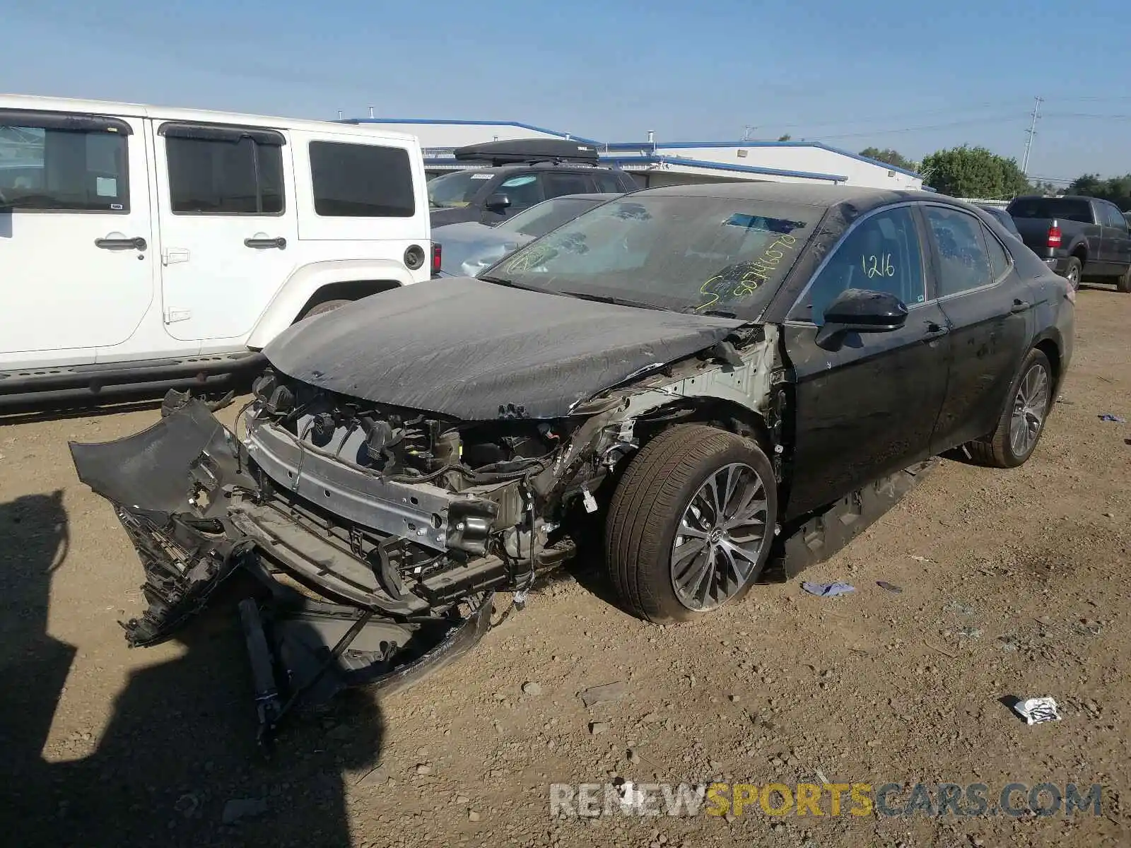 2 Photograph of a damaged car 4T1G31AK4LU012575 TOYOTA CAMRY 2020