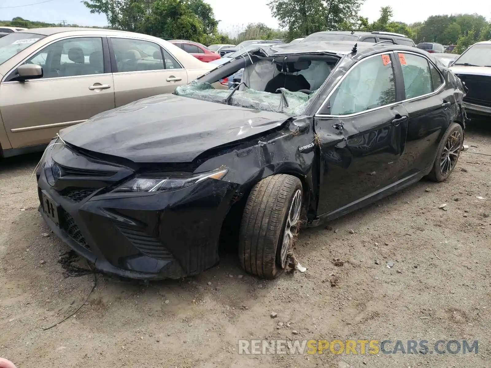 2 Photograph of a damaged car 4T1G31AK4LU536793 TOYOTA CAMRY 2020