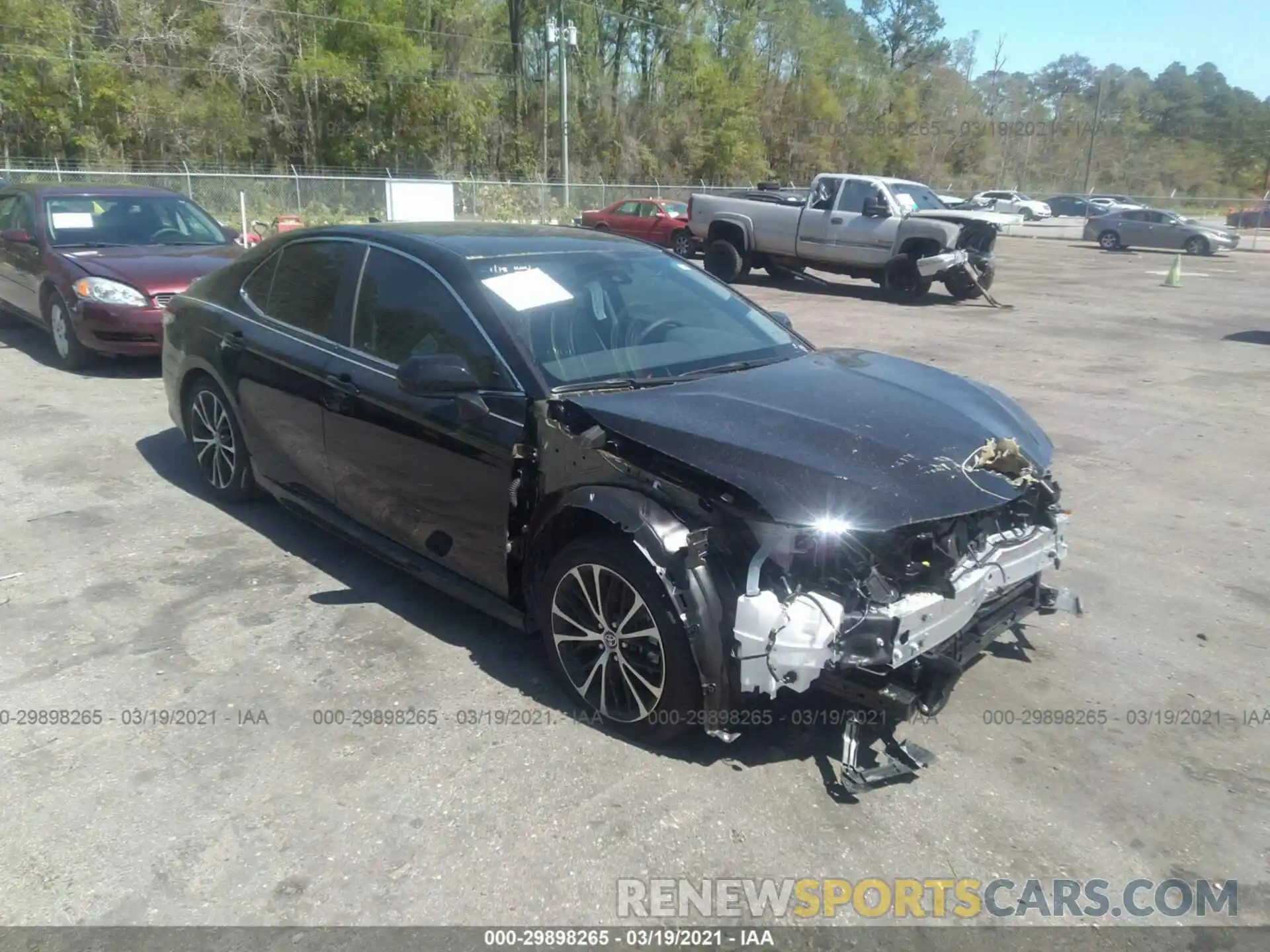 1 Photograph of a damaged car 4T1G31AK4LU539757 TOYOTA CAMRY 2020