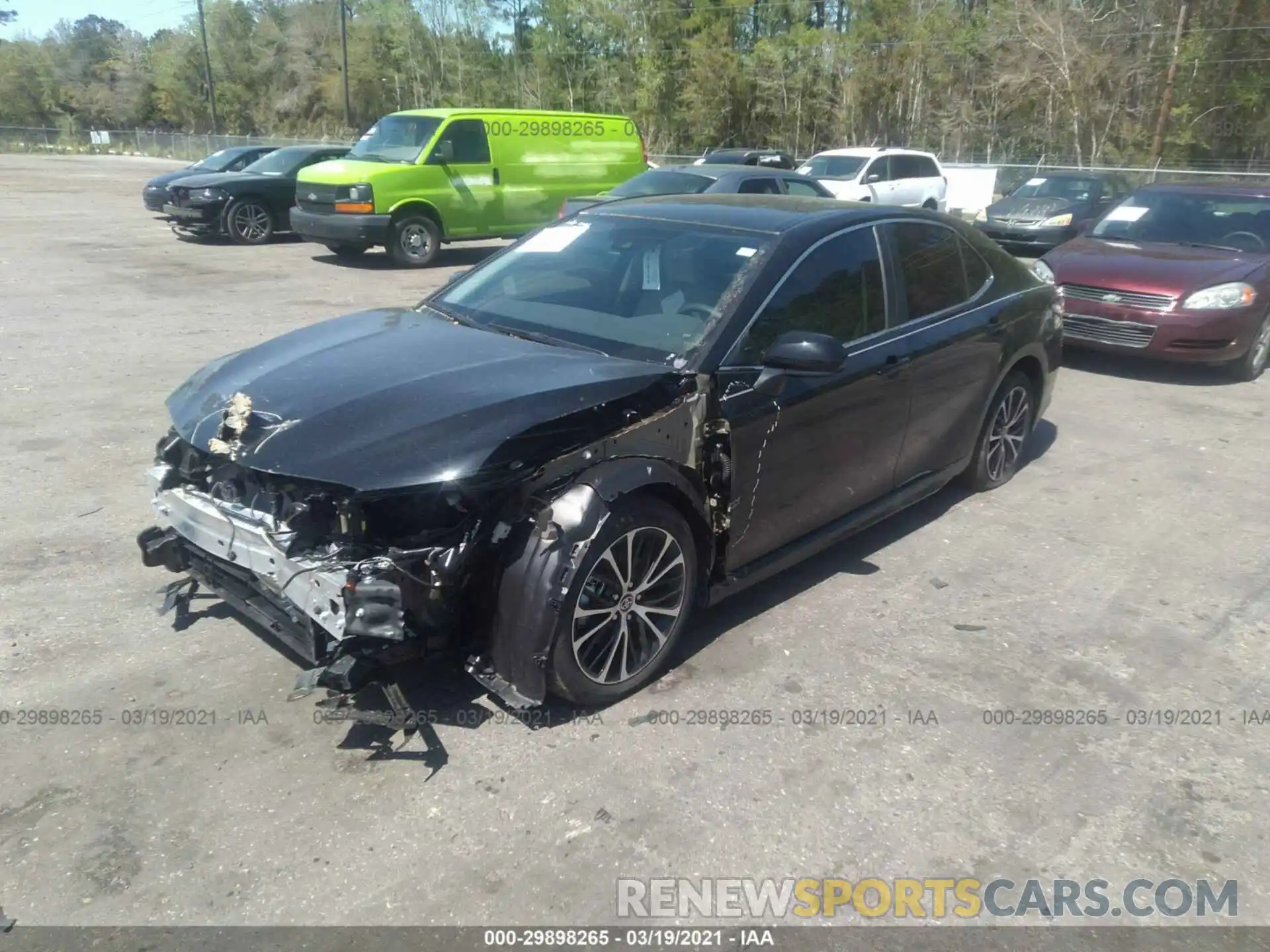 2 Photograph of a damaged car 4T1G31AK4LU539757 TOYOTA CAMRY 2020