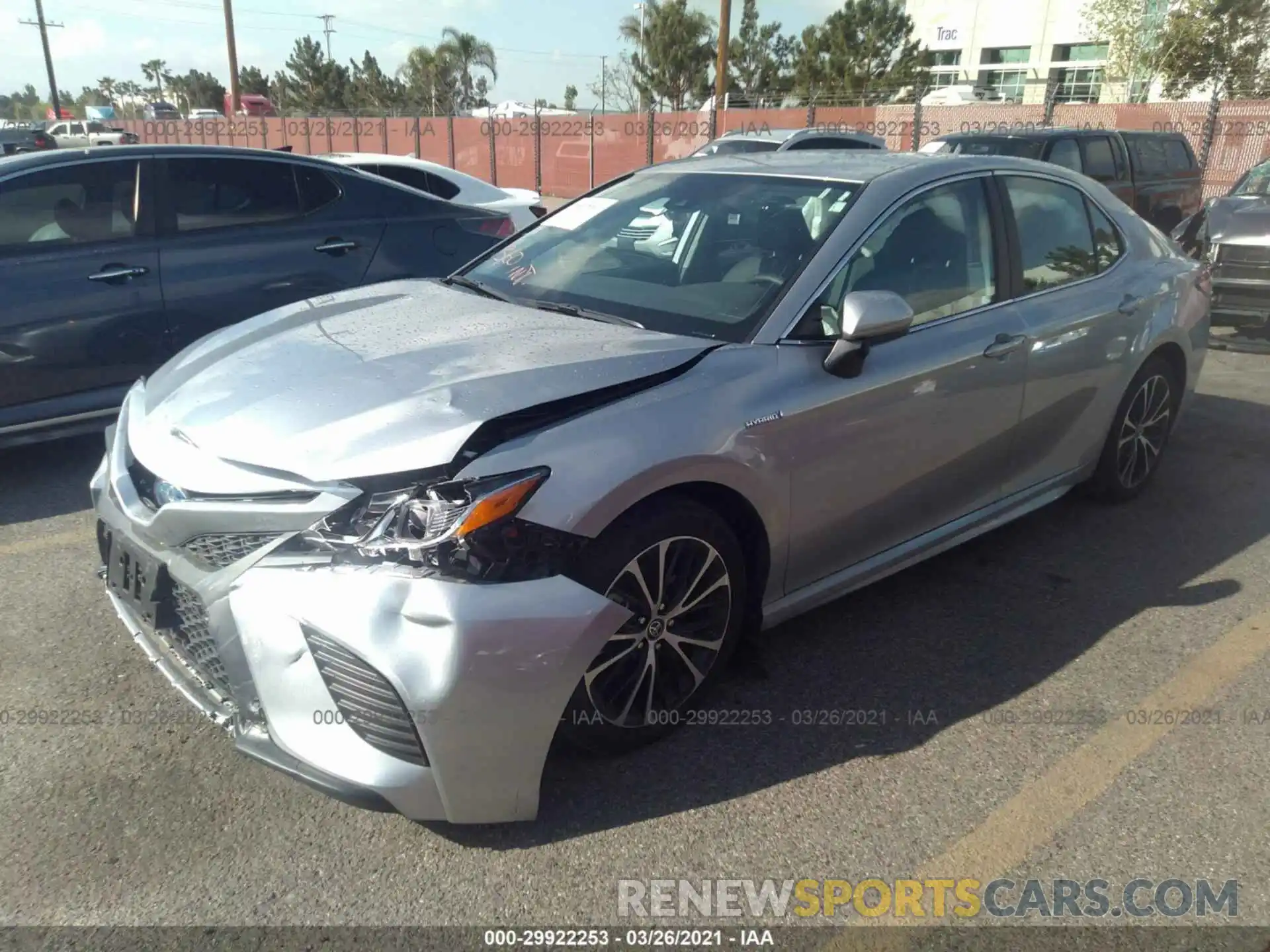 2 Photograph of a damaged car 4T1G31AK4LU544974 TOYOTA CAMRY 2020