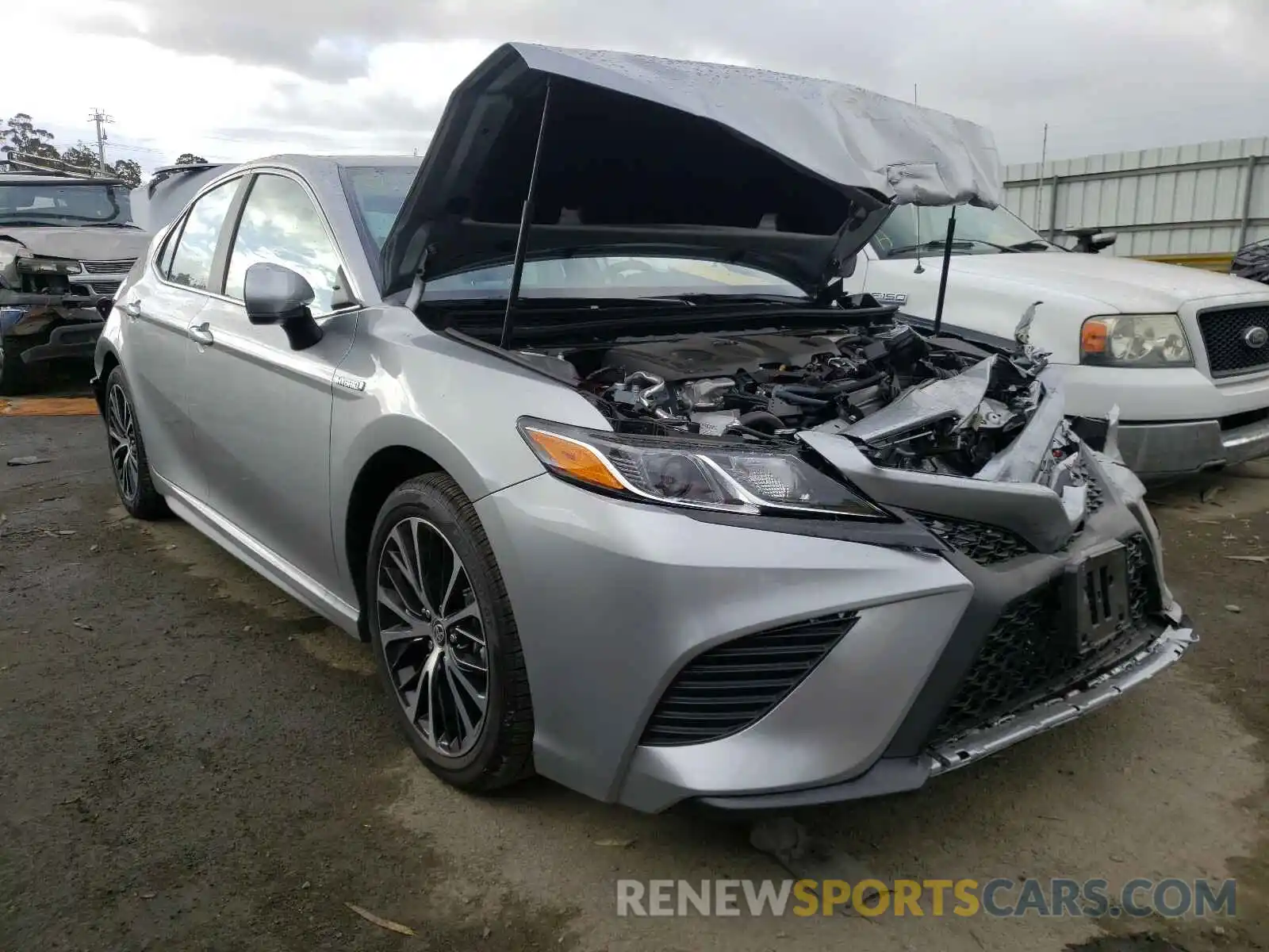 1 Photograph of a damaged car 4T1G31AK7LU017236 TOYOTA CAMRY 2020