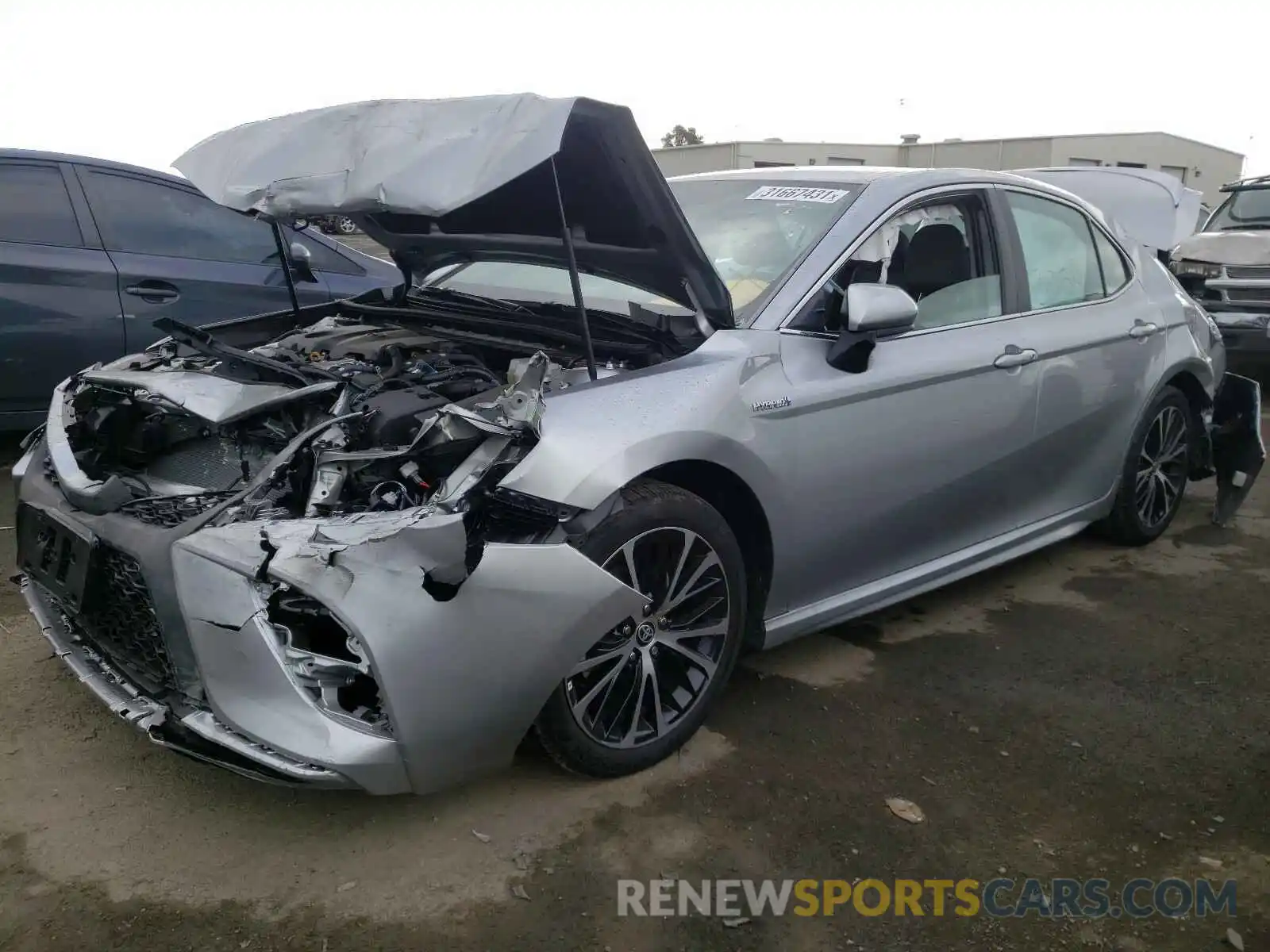 2 Photograph of a damaged car 4T1G31AK7LU017236 TOYOTA CAMRY 2020