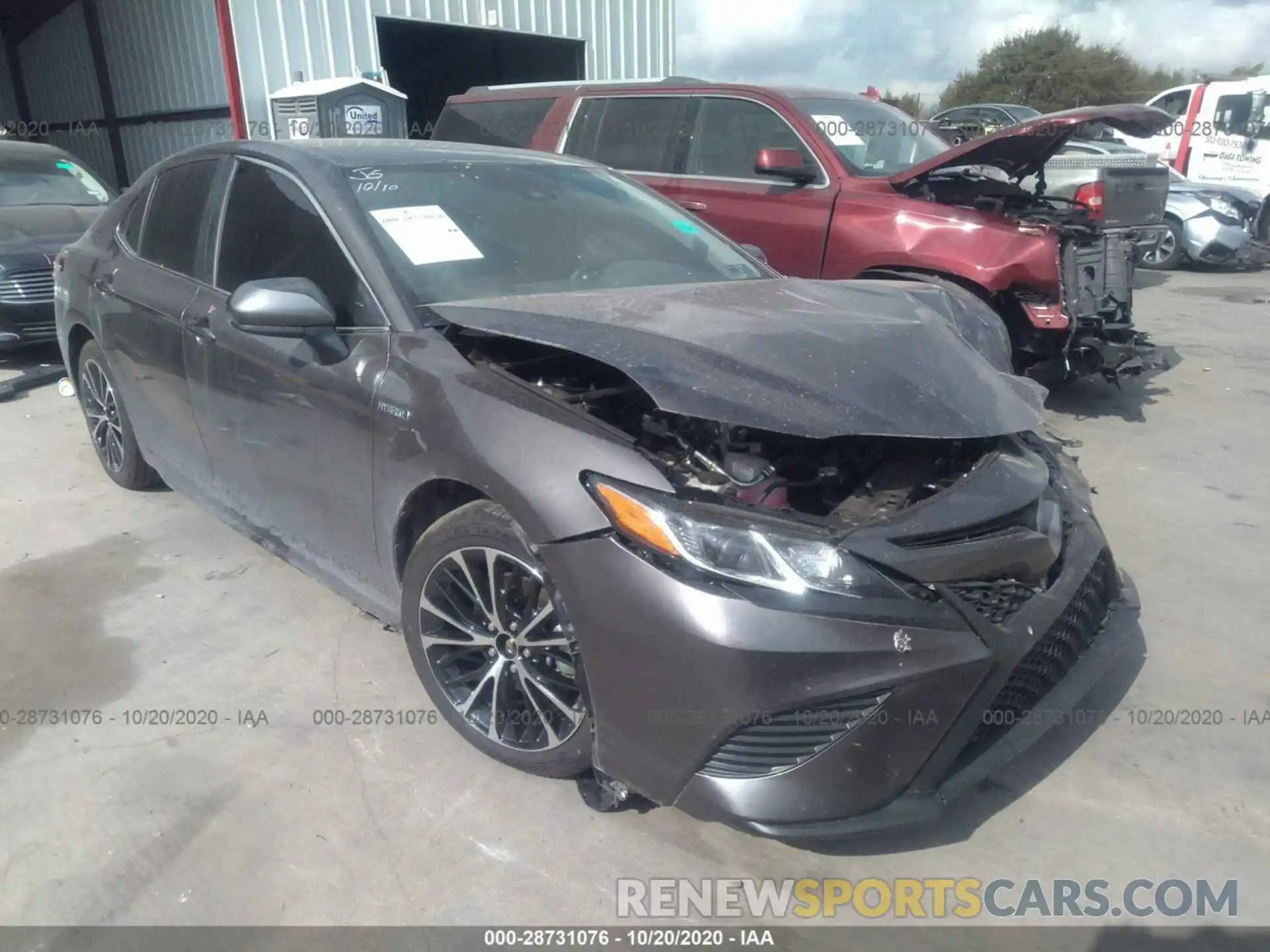 1 Photograph of a damaged car 4T1G31AK7LU531751 TOYOTA CAMRY 2020