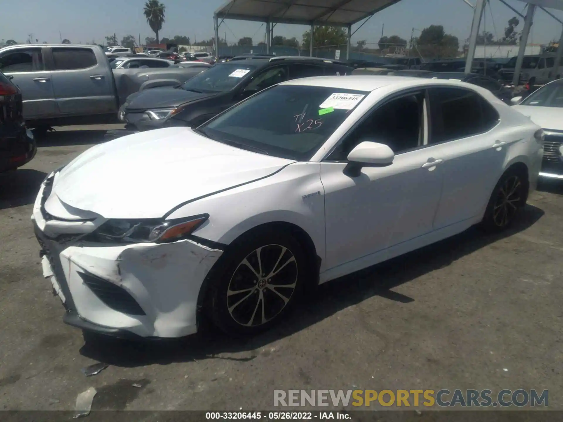 2 Photograph of a damaged car 4T1G31AK7LU535976 TOYOTA CAMRY 2020