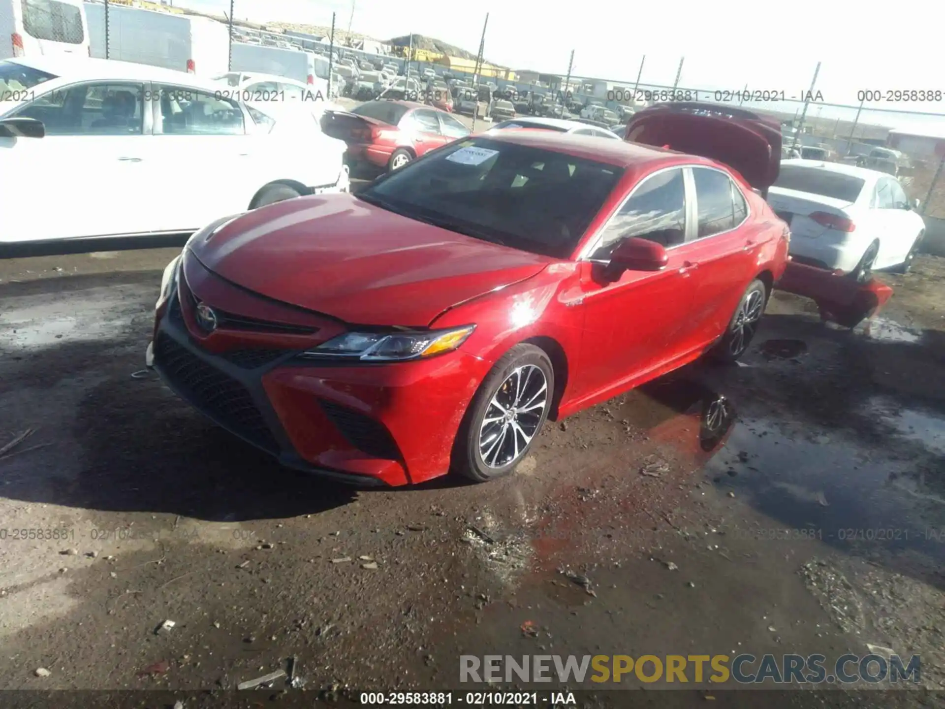 2 Photograph of a damaged car 4T1G31AK9LU014273 TOYOTA CAMRY 2020