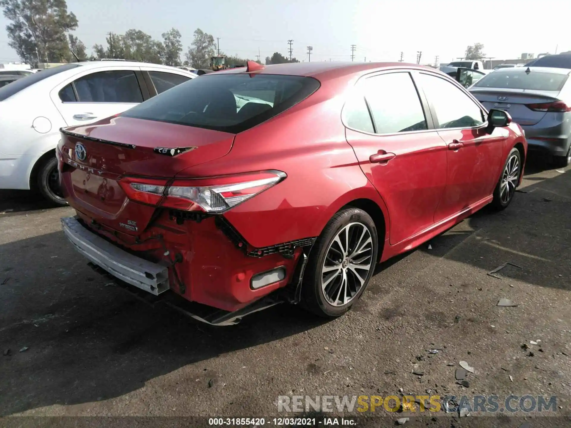 4 Photograph of a damaged car 4T1G31AK9LU014645 TOYOTA CAMRY 2020