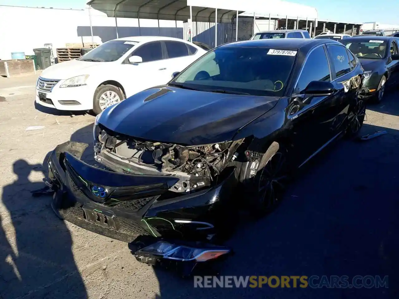 2 Photograph of a damaged car 4T1G31AK9LU543786 TOYOTA CAMRY 2020