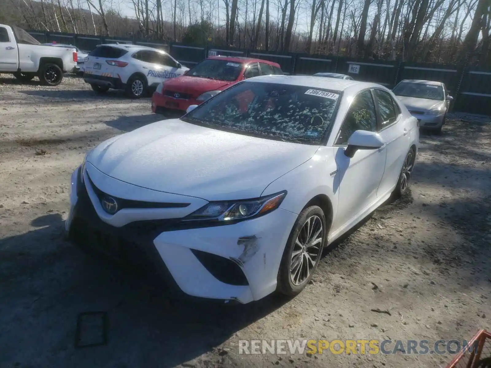 2 Photograph of a damaged car 4T1G31AKXLU012287 TOYOTA CAMRY 2020