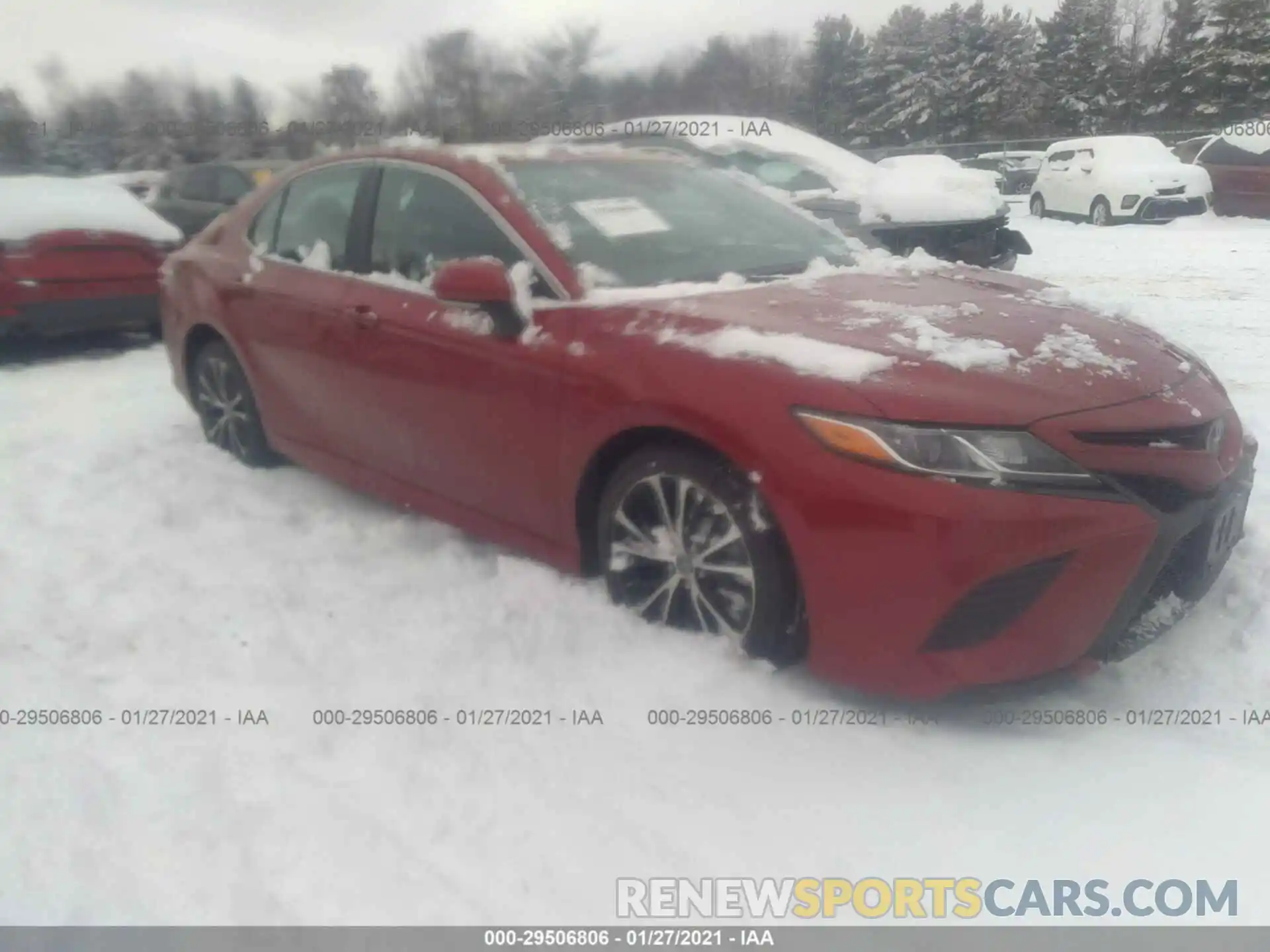 1 Photograph of a damaged car 4T1J11AK2LU306522 TOYOTA CAMRY 2020