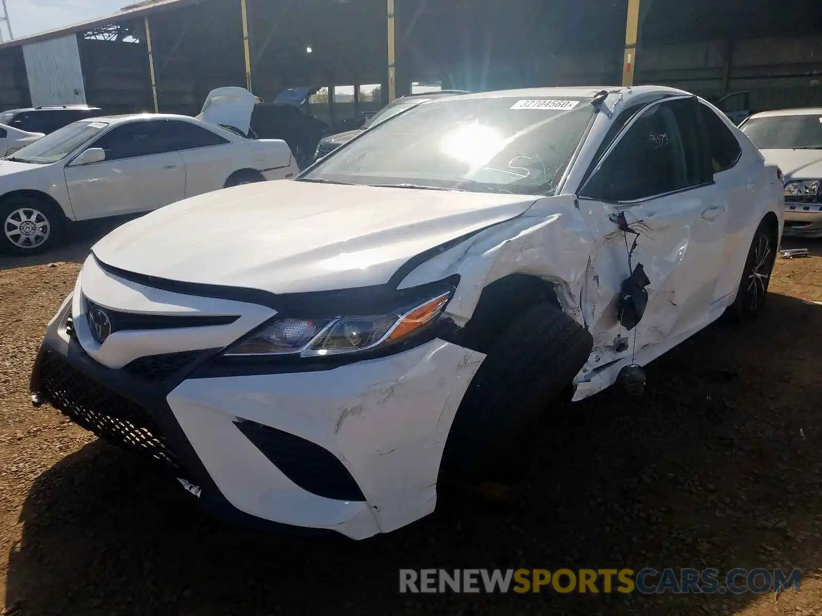 2 Photograph of a damaged car 4T1J11AK3LU308523 TOYOTA CAMRY 2020