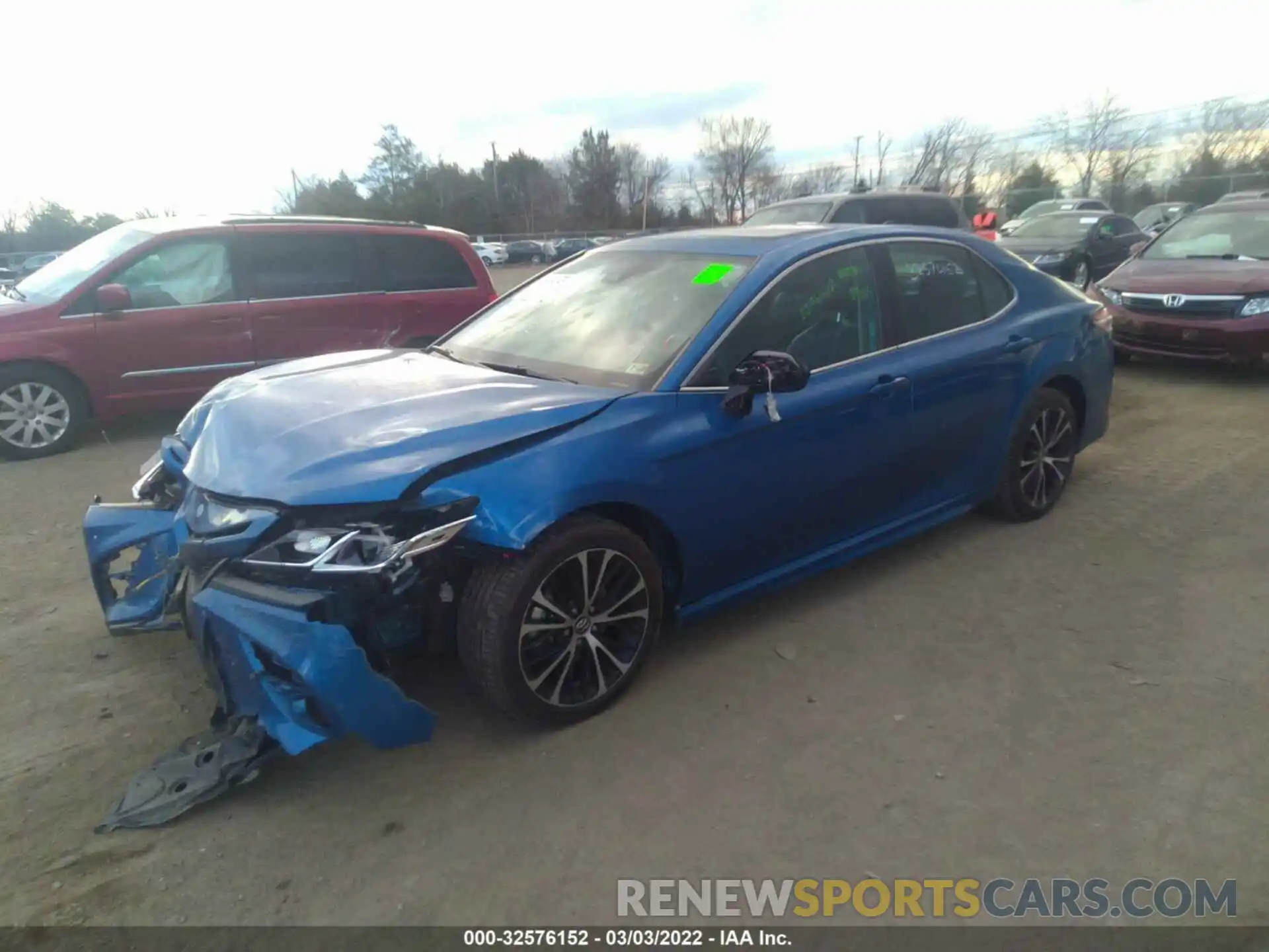 2 Photograph of a damaged car 4T1J11AK4LU351185 TOYOTA CAMRY 2020