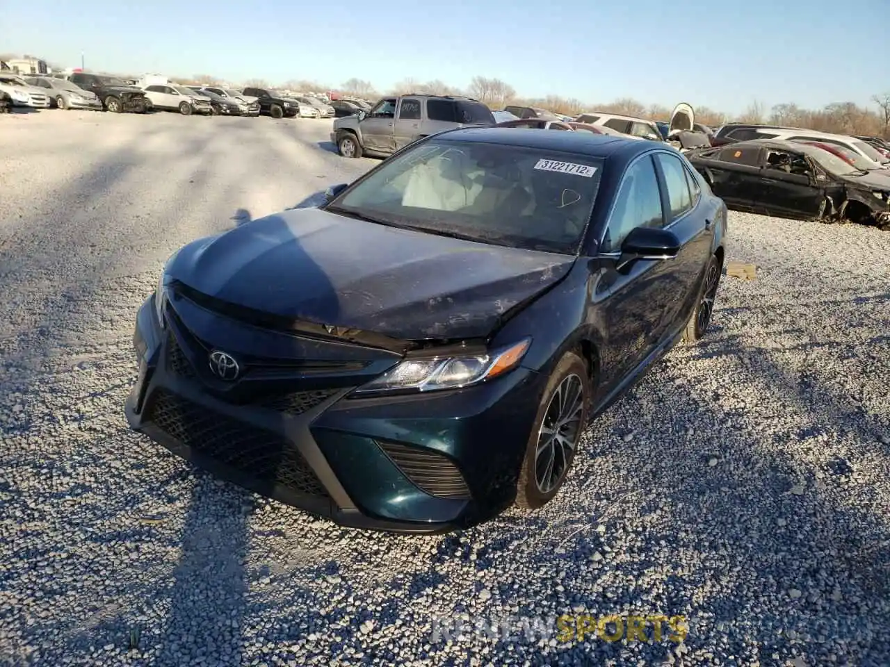 2 Photograph of a damaged car 4T1J11AK4LU979845 TOYOTA CAMRY 2020