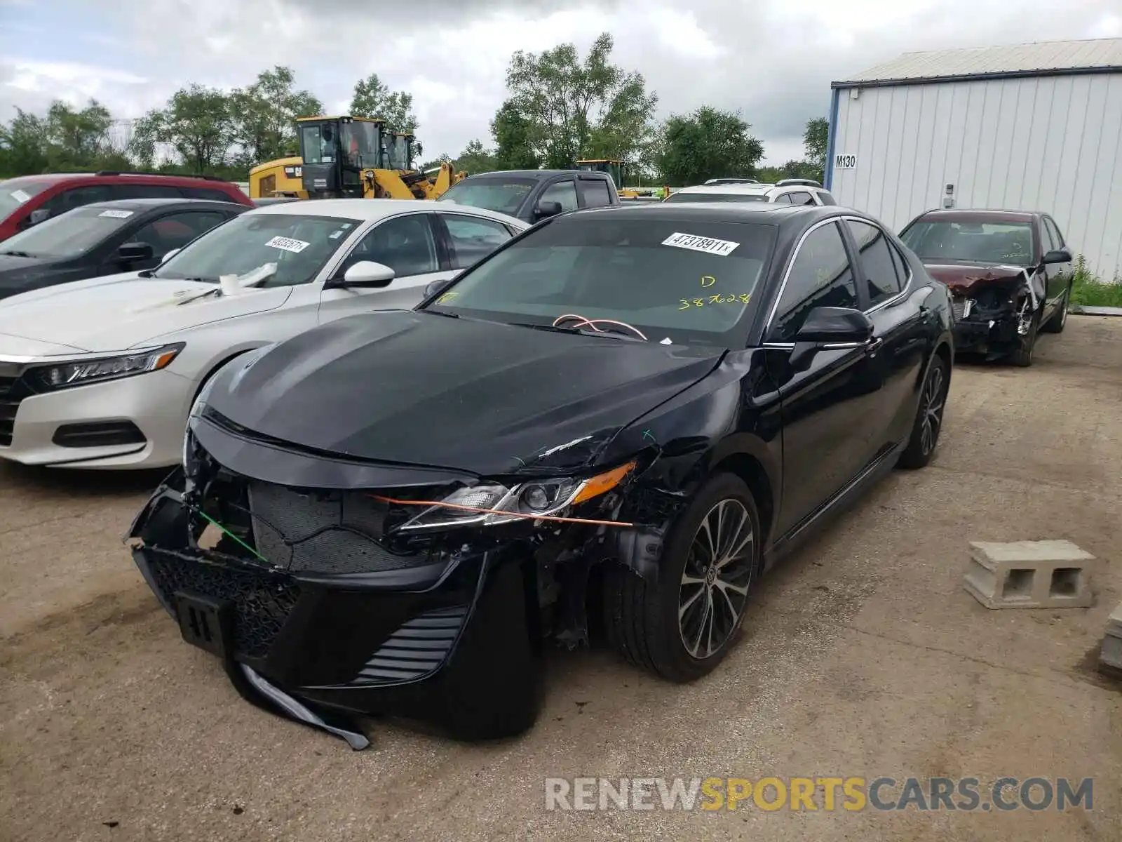 2 Photograph of a damaged car 4T1J11AK5LU387628 TOYOTA CAMRY 2020