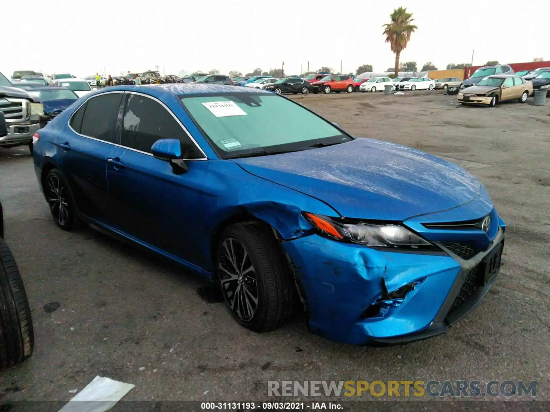 1 Photograph of a damaged car 4T1J11AK6LU336428 TOYOTA CAMRY 2020