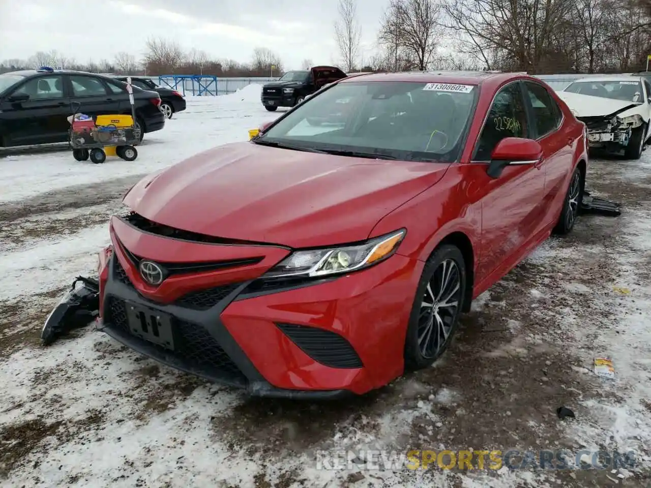 2 Photograph of a damaged car 4T1J11AK7LU354193 TOYOTA CAMRY 2020