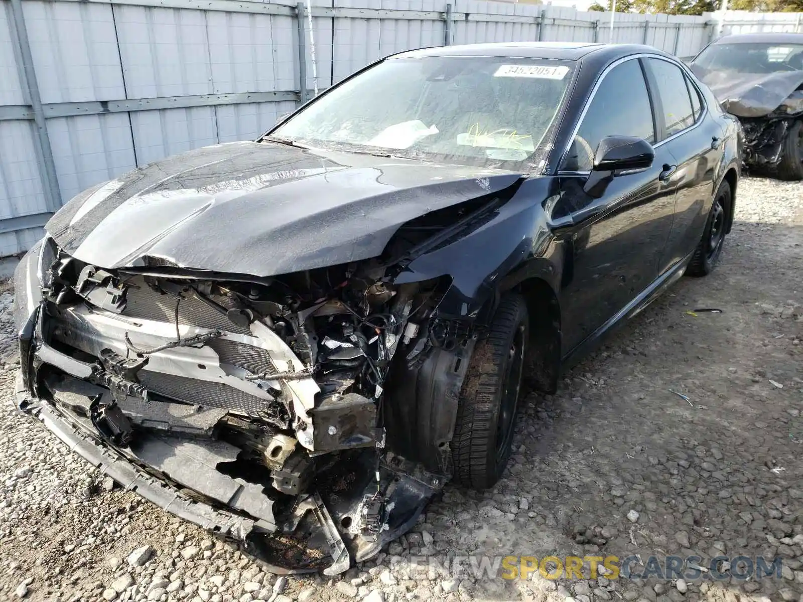2 Photograph of a damaged car 4T1J11AK7LU870053 TOYOTA CAMRY 2020