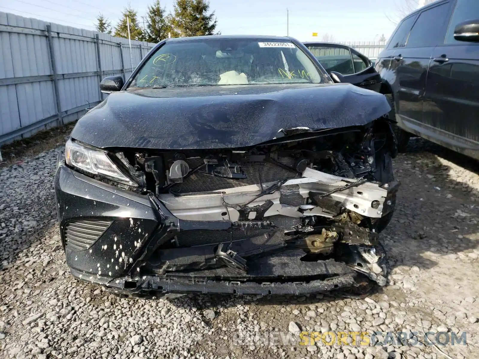 9 Photograph of a damaged car 4T1J11AK7LU870053 TOYOTA CAMRY 2020