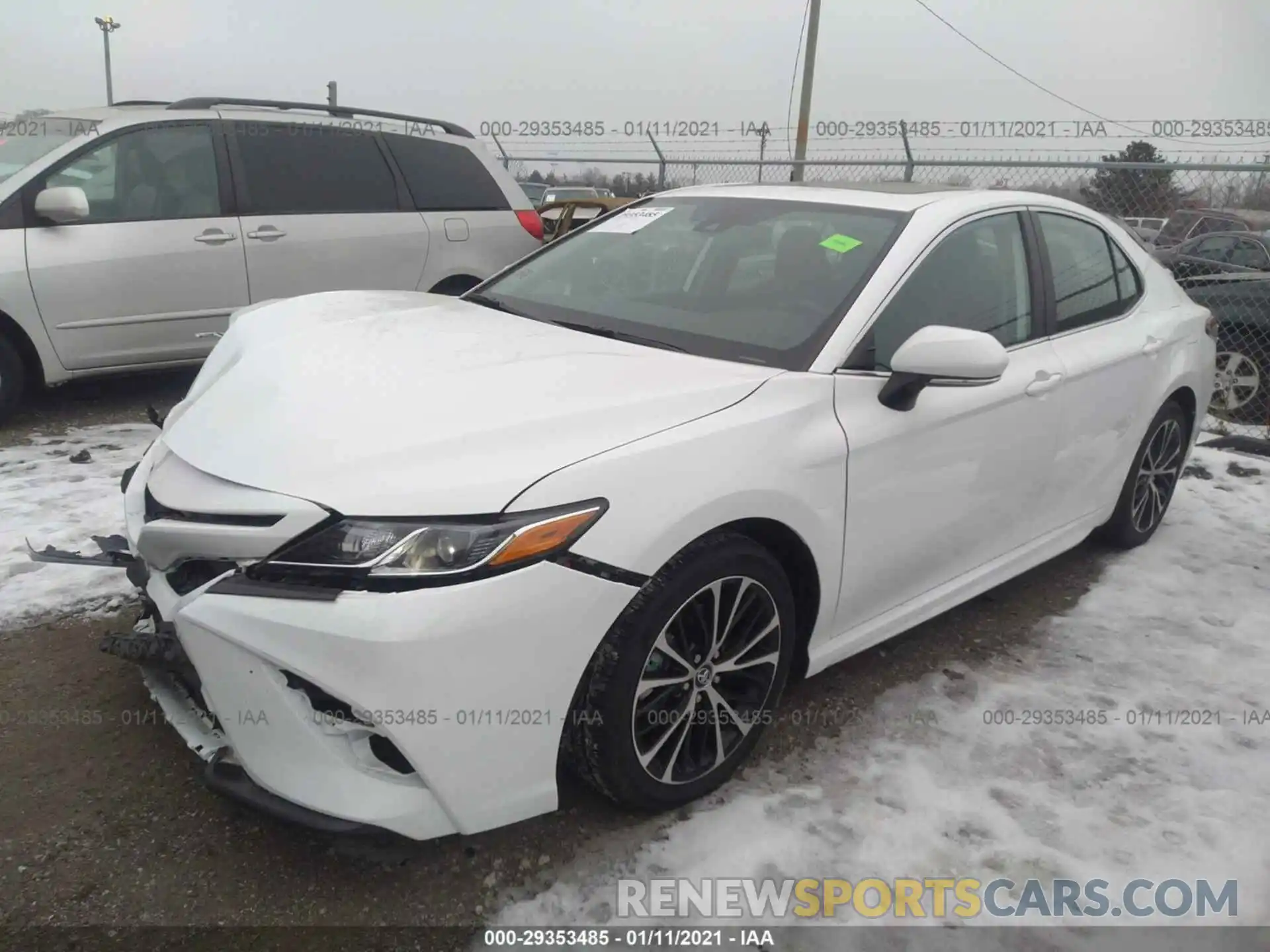 2 Photograph of a damaged car 4T1J11AK7LU887435 TOYOTA CAMRY 2020