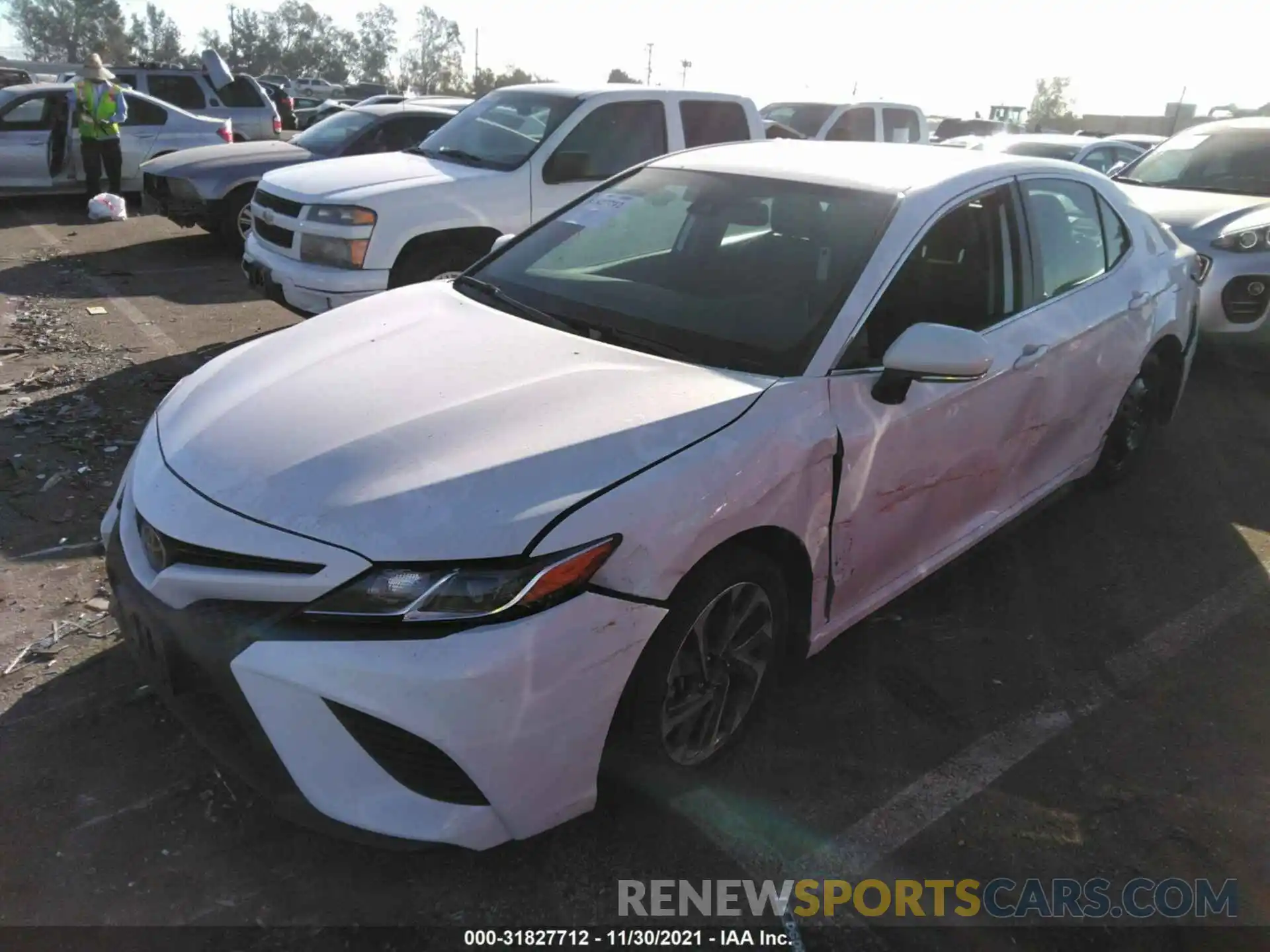 2 Photograph of a damaged car 4T1J11AK8LU924959 TOYOTA CAMRY 2020