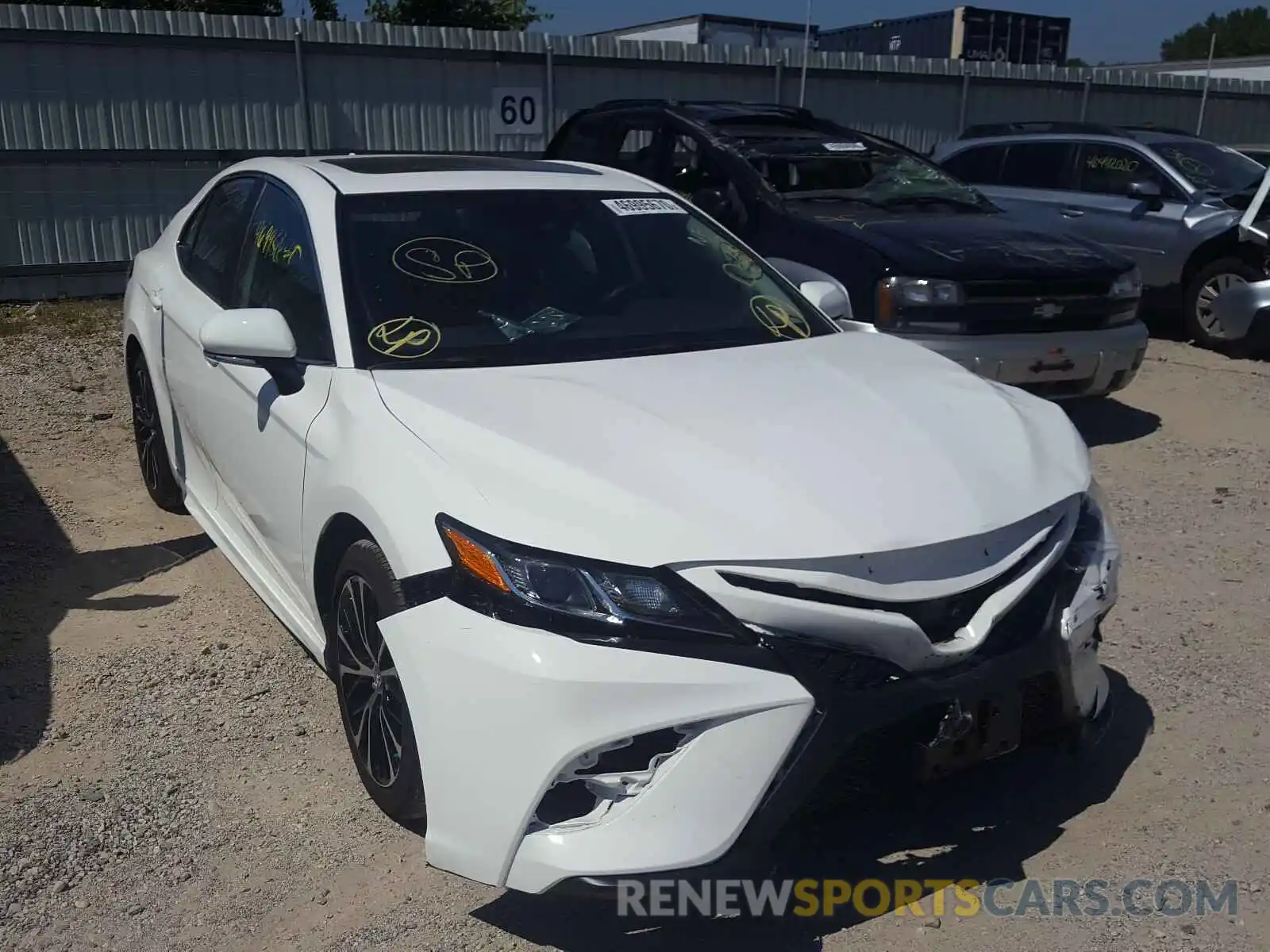 1 Photograph of a damaged car 4T1J11AKXLU302119 TOYOTA CAMRY 2020