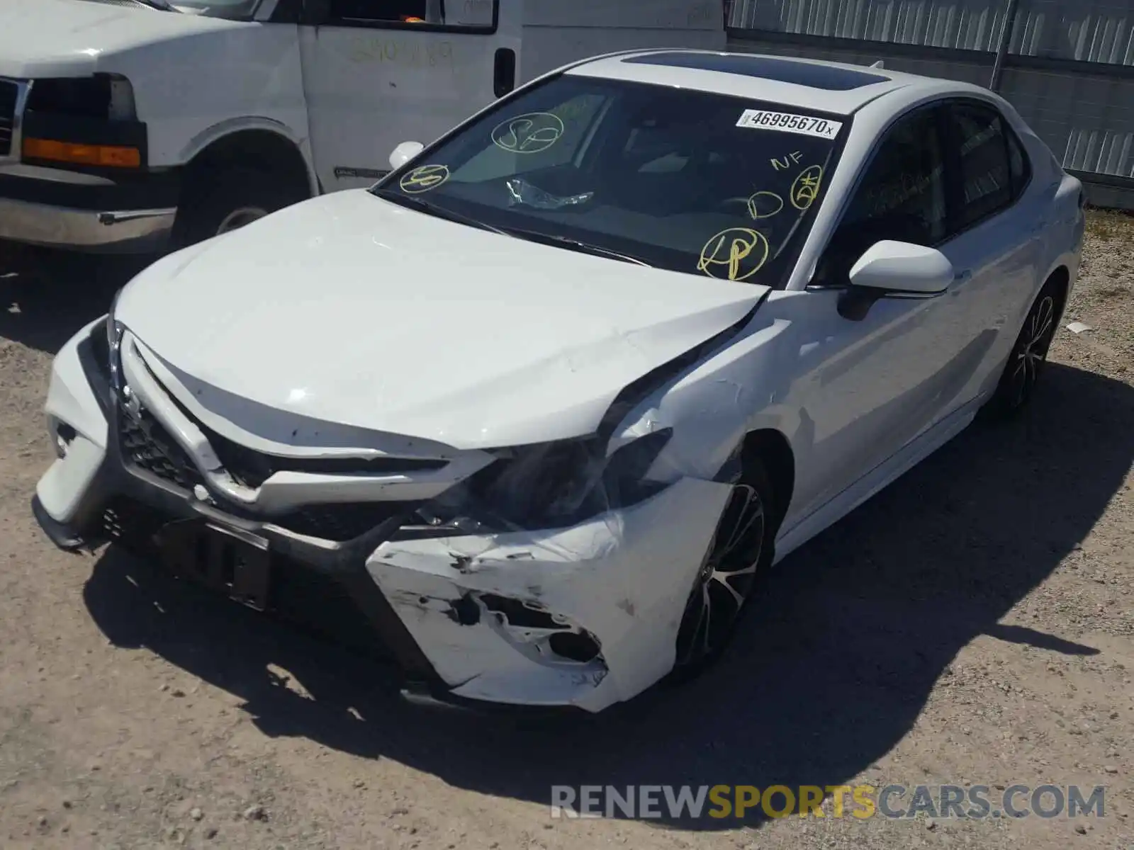 2 Photograph of a damaged car 4T1J11AKXLU302119 TOYOTA CAMRY 2020