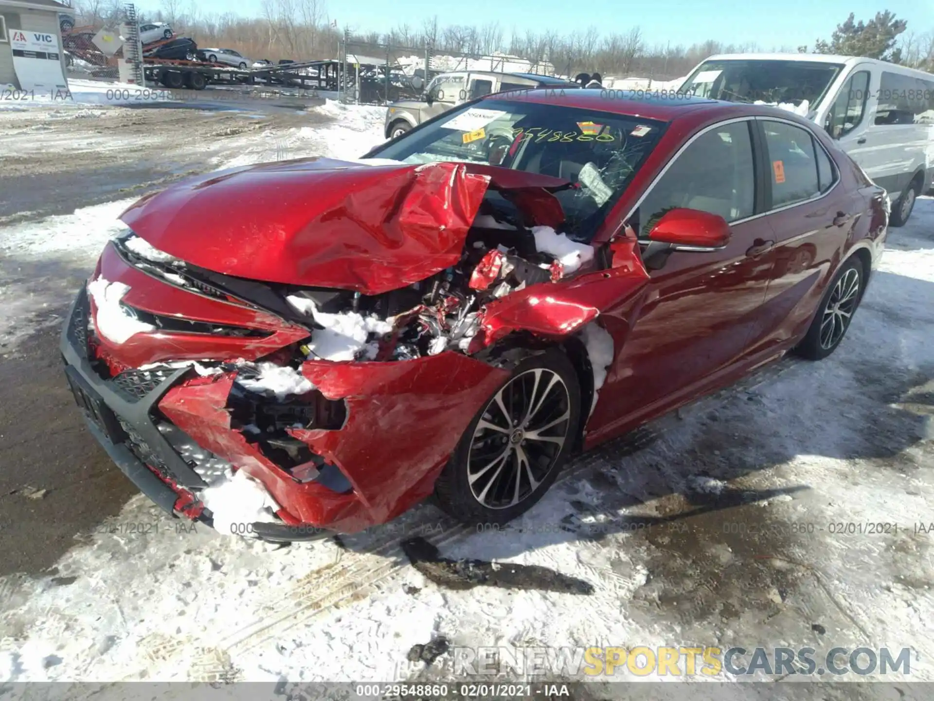 2 Photograph of a damaged car 4T1J11BK4LU016510 TOYOTA CAMRY 2020