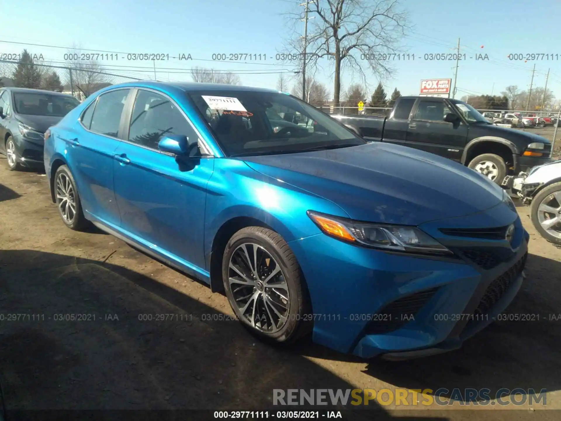 1 Photograph of a damaged car 4T1J11BK9LU014655 TOYOTA CAMRY 2020