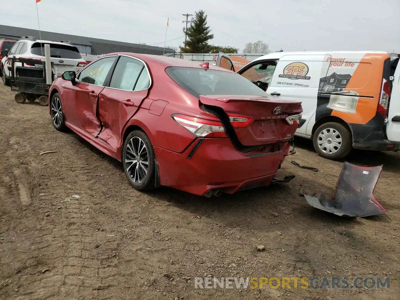 3 Photograph of a damaged car 4T1J31AK7LU014309 TOYOTA CAMRY 2020