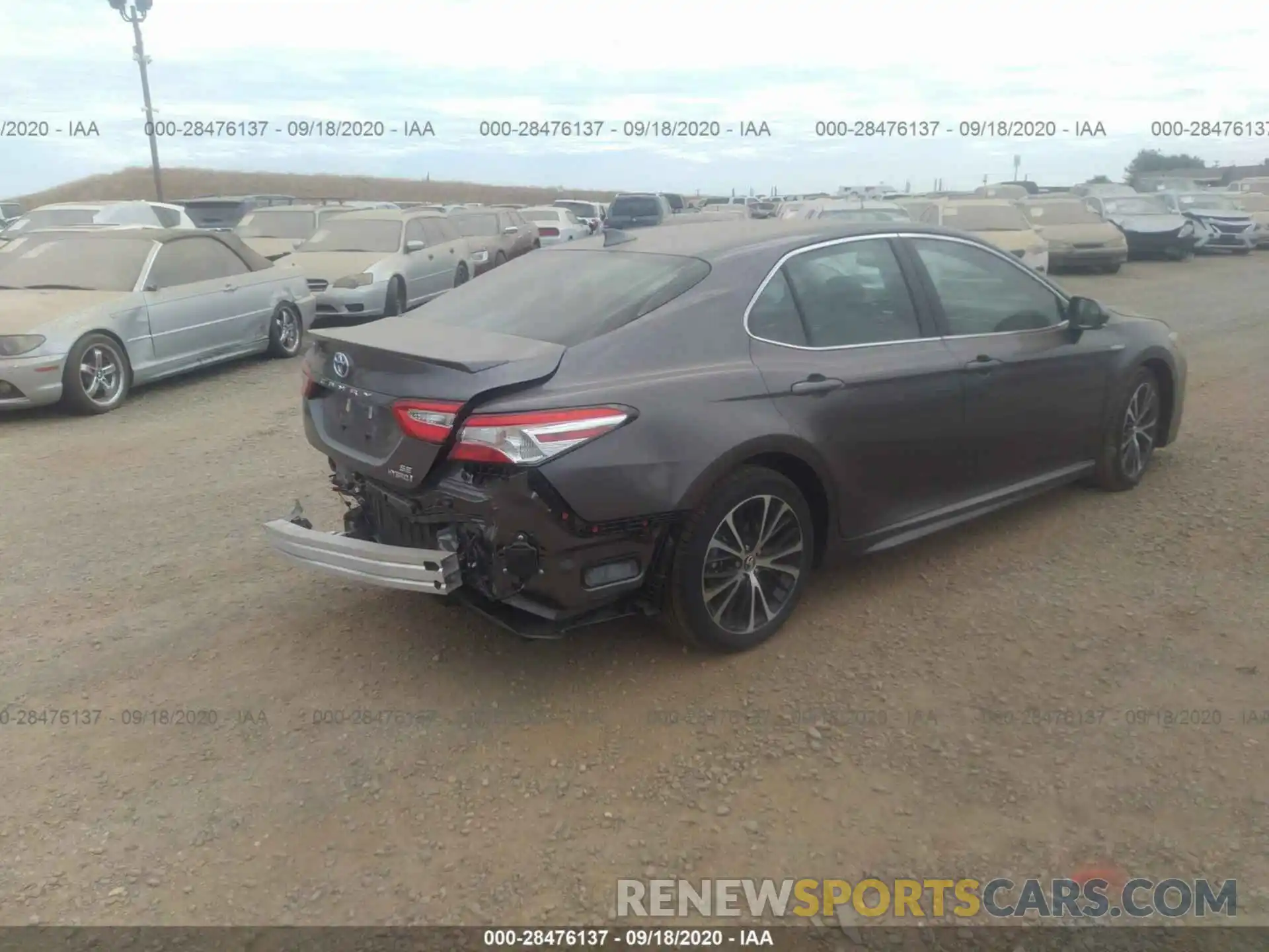 4 Photograph of a damaged car 4T1J31AK9LU528310 TOYOTA CAMRY 2020