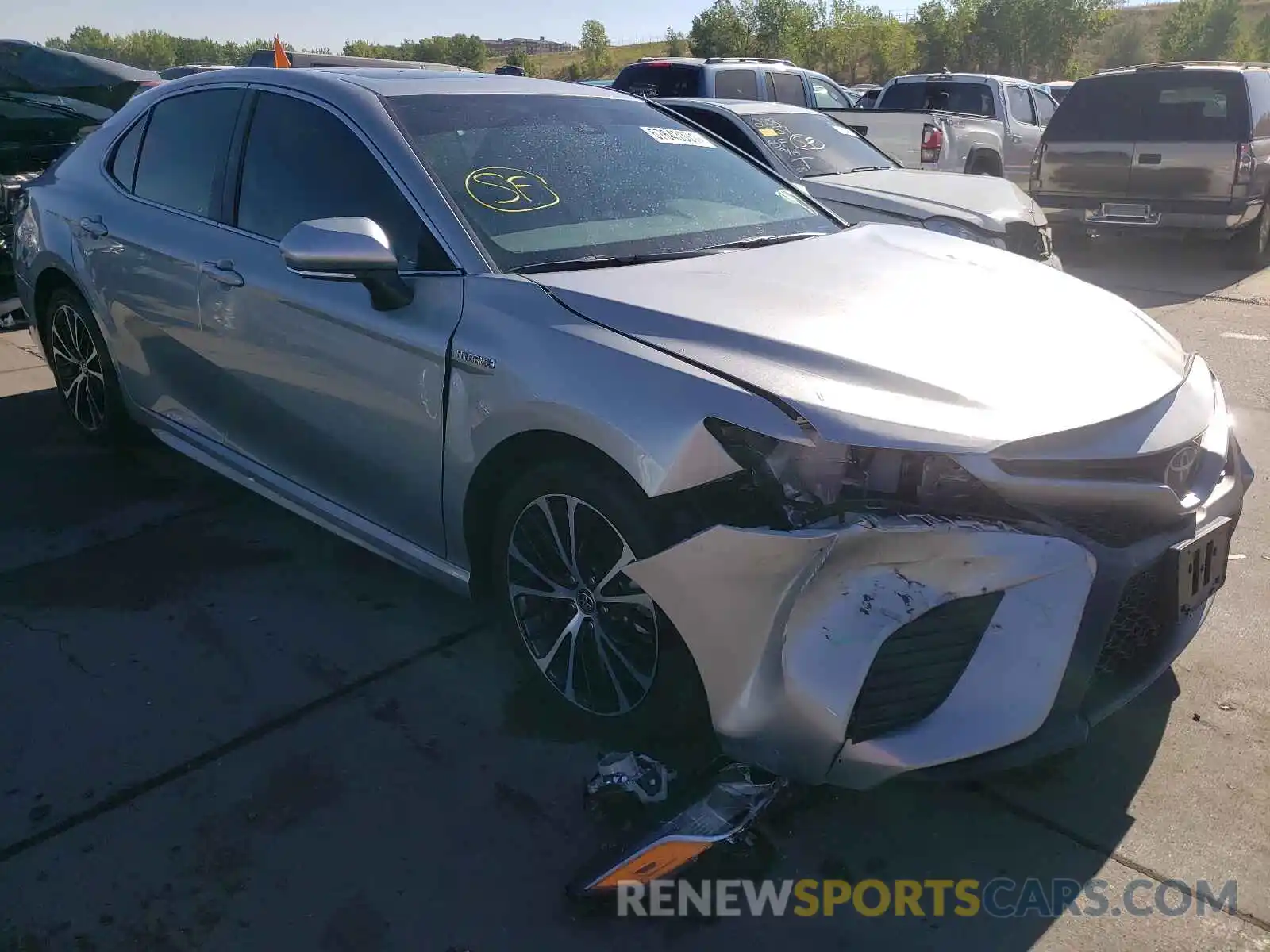 1 Photograph of a damaged car 4T1J31AKXLU014191 TOYOTA CAMRY 2020