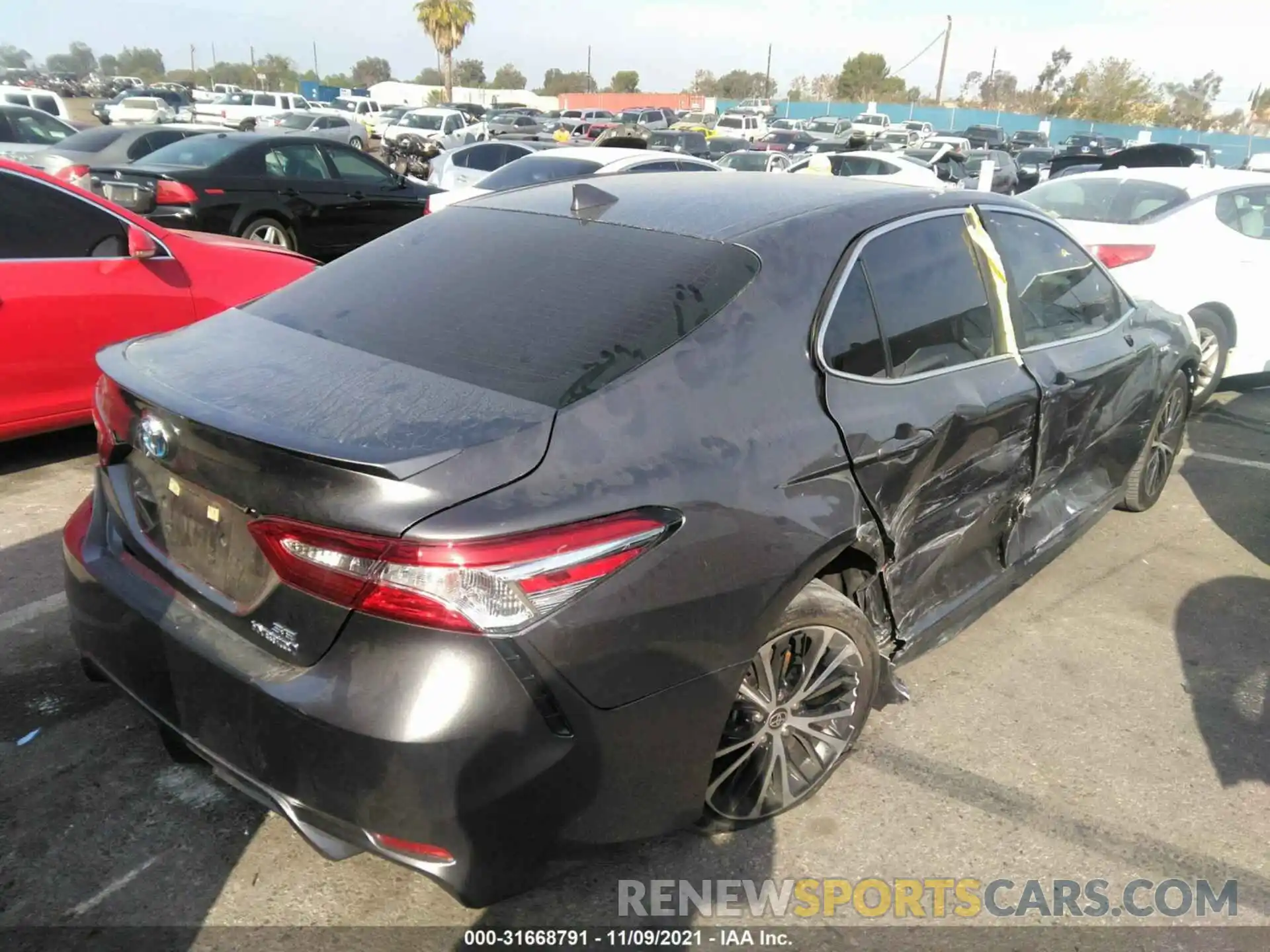 4 Photograph of a damaged car 4T1J31AKXLU542507 TOYOTA CAMRY 2020