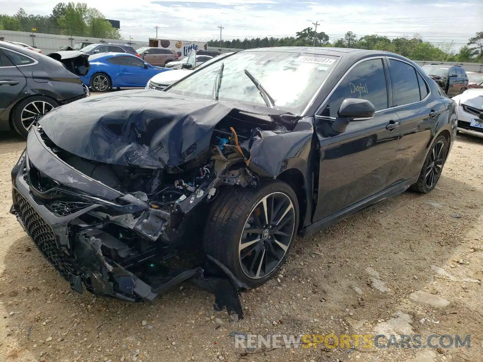 2 Photograph of a damaged car 4T1K61AK0LU317847 TOYOTA CAMRY 2020