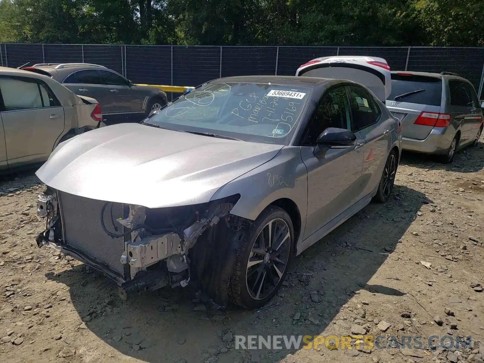 2 Photograph of a damaged car 4T1K61AK0LU325169 TOYOTA CAMRY 2020