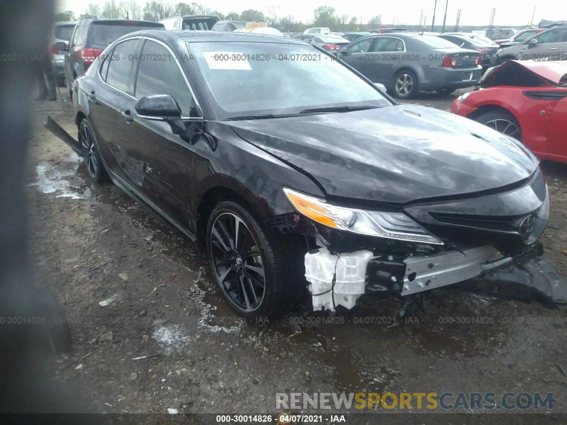 1 Photograph of a damaged car 4T1K61AK0LU330792 TOYOTA CAMRY 2020