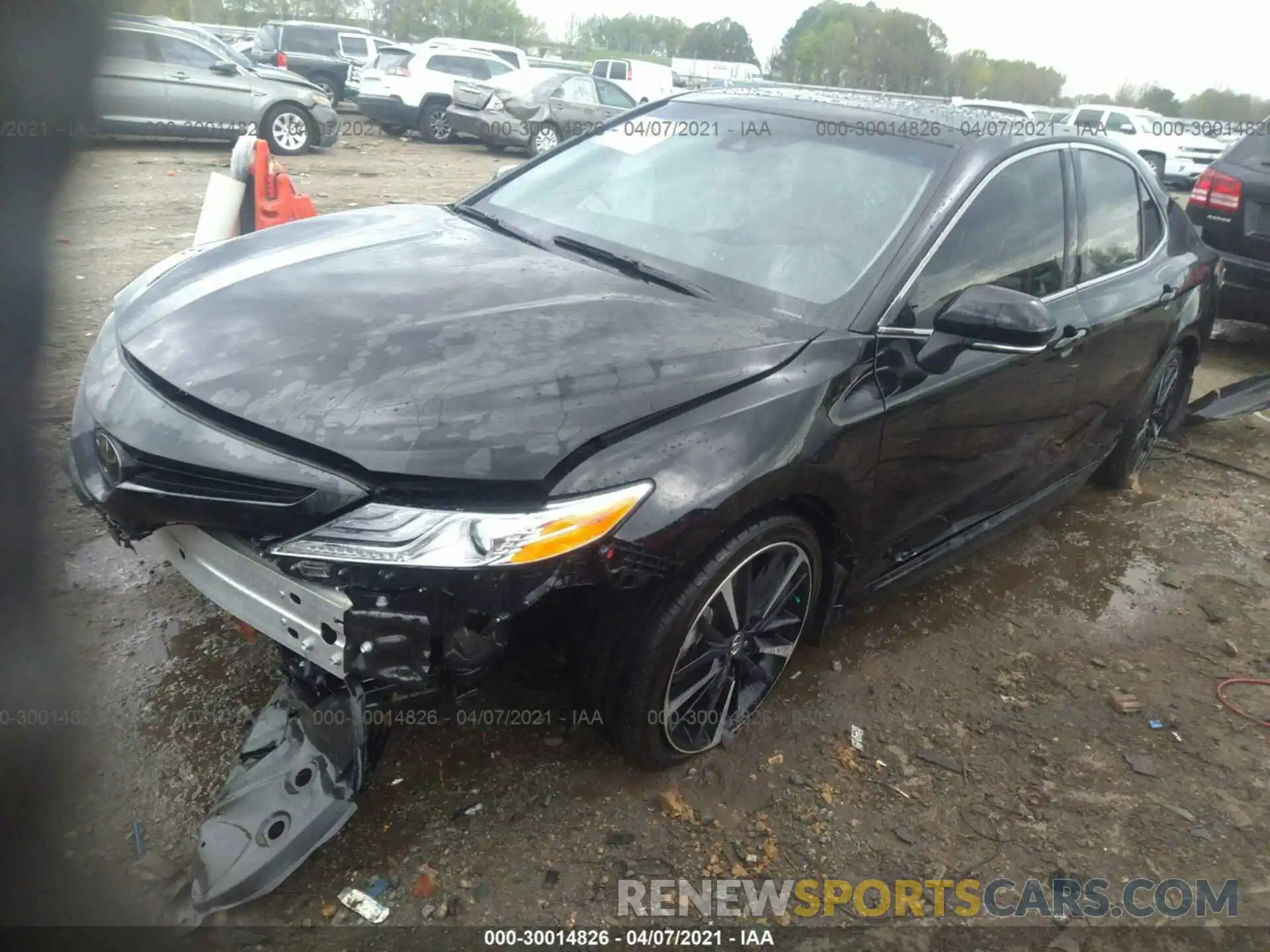 2 Photograph of a damaged car 4T1K61AK0LU330792 TOYOTA CAMRY 2020