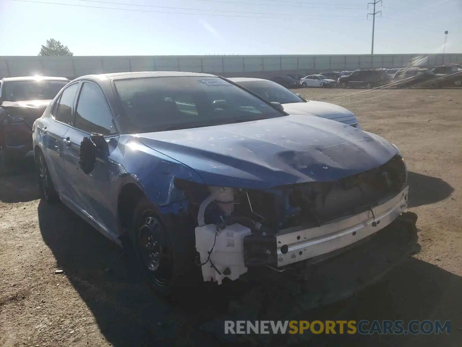 1 Photograph of a damaged car 4T1K61AK0LU340304 TOYOTA CAMRY 2020