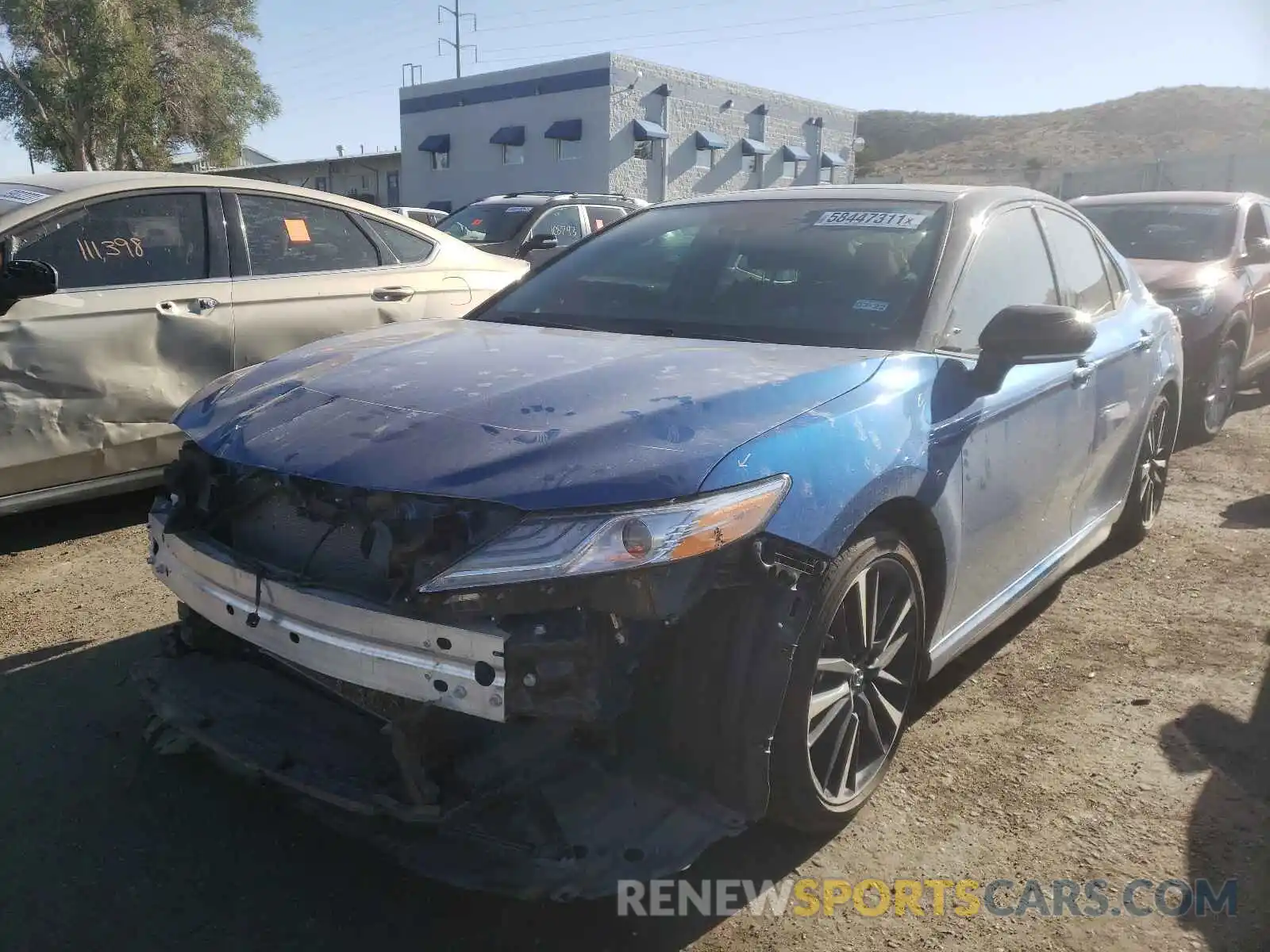 2 Photograph of a damaged car 4T1K61AK0LU340304 TOYOTA CAMRY 2020