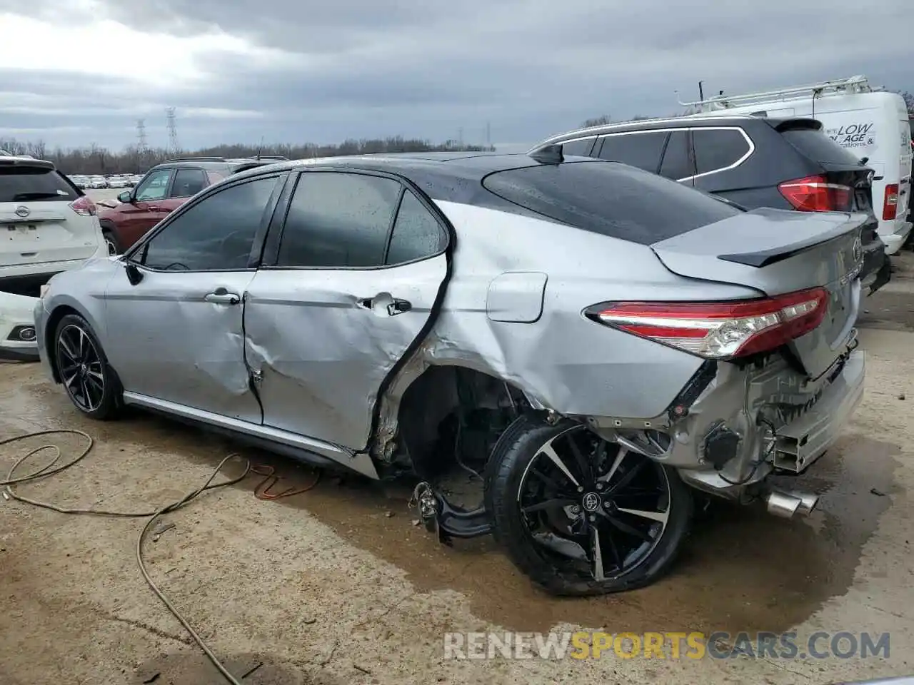 2 Photograph of a damaged car 4T1K61AK0LU343073 TOYOTA CAMRY 2020
