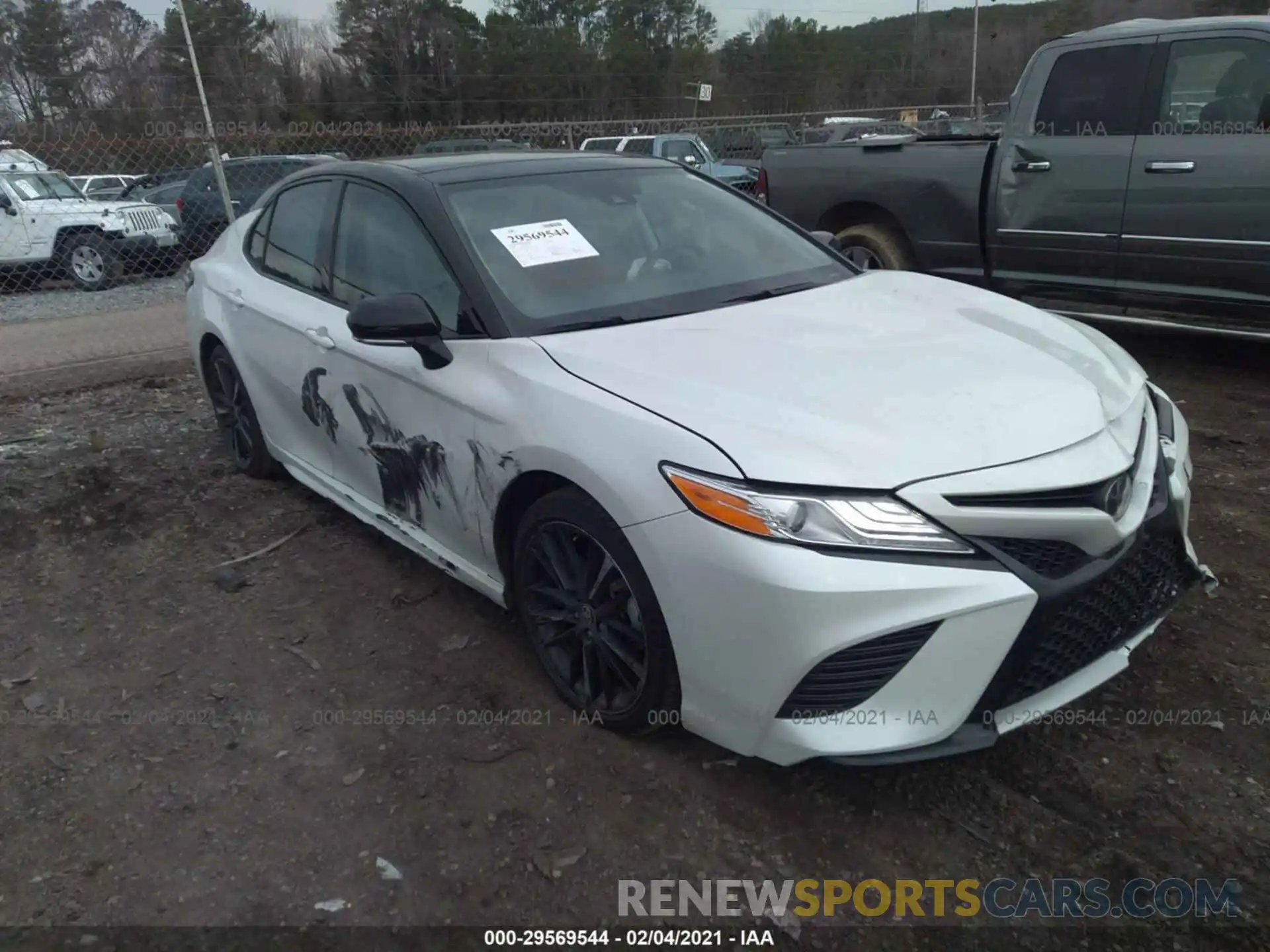 1 Photograph of a damaged car 4T1K61AK0LU371116 TOYOTA CAMRY 2020