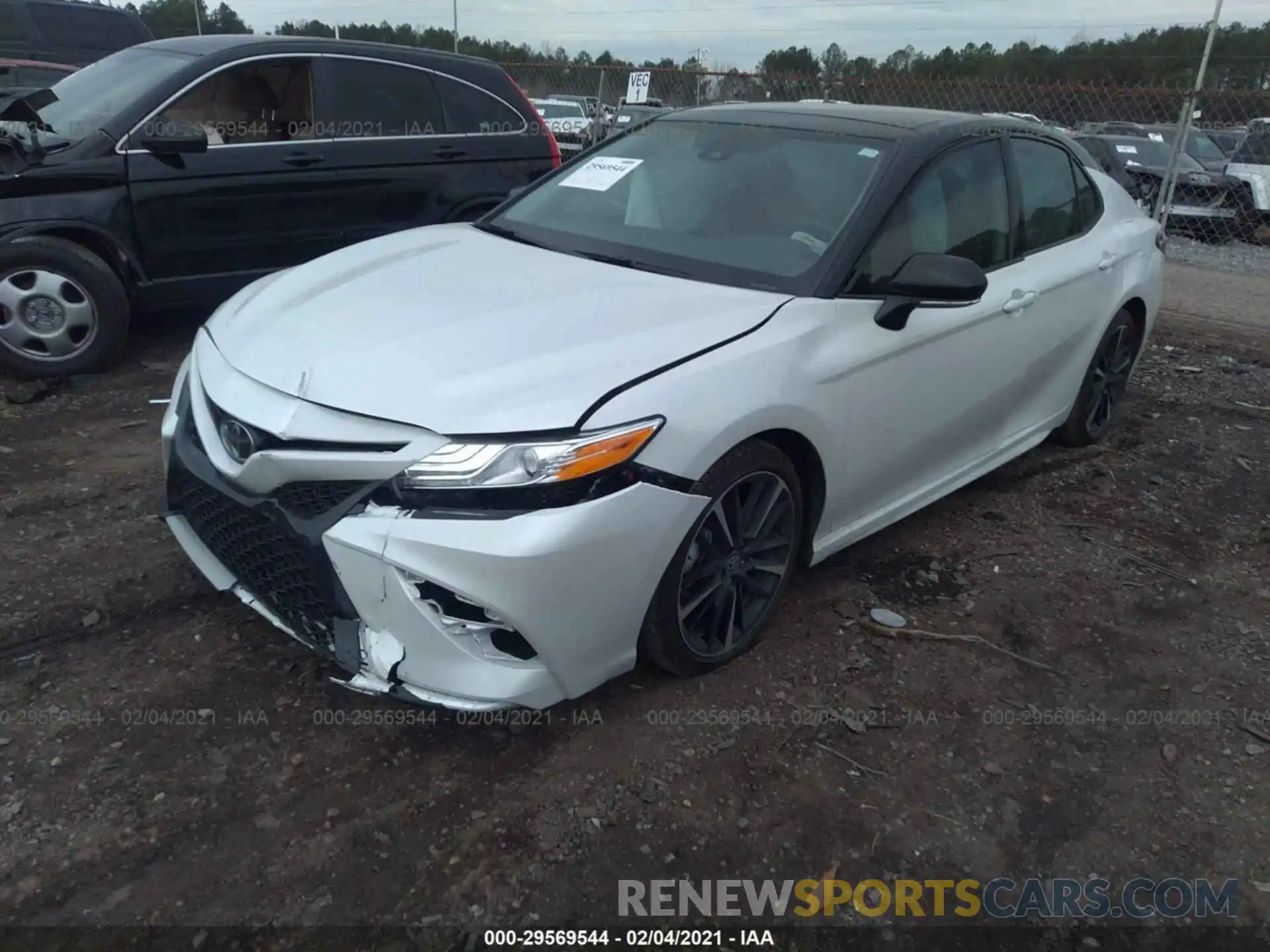 2 Photograph of a damaged car 4T1K61AK0LU371116 TOYOTA CAMRY 2020