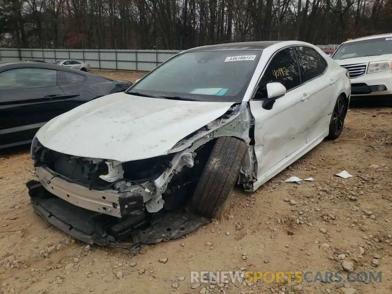 2 Photograph of a damaged car 4T1K61AK0LU382942 TOYOTA CAMRY 2020