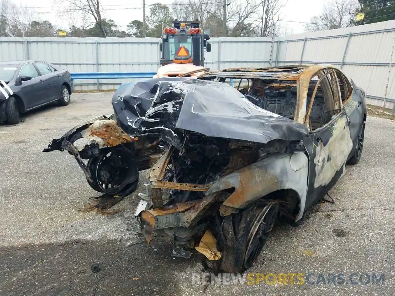 2 Photograph of a damaged car 4T1K61AK0LU383900 TOYOTA CAMRY 2020