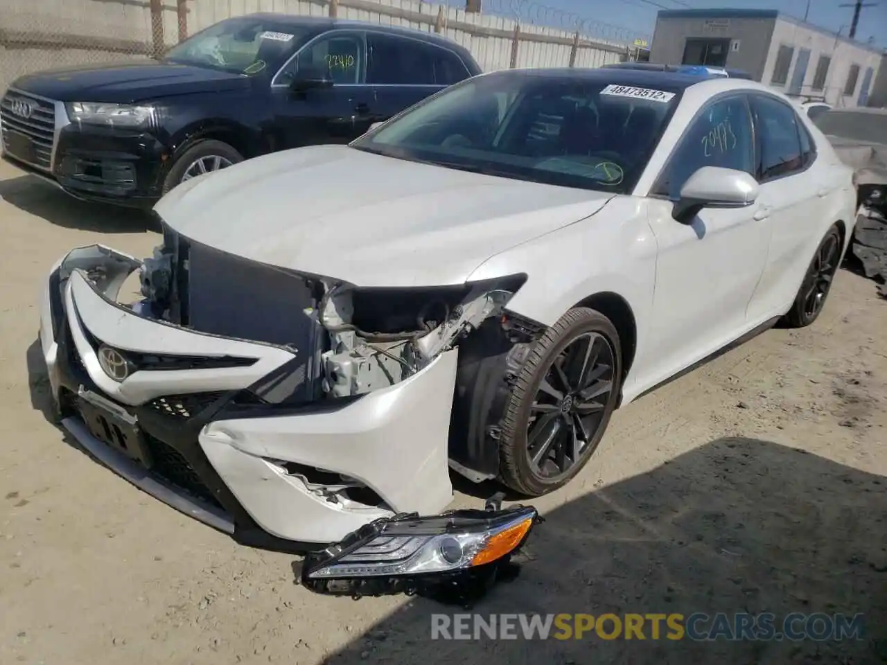 2 Photograph of a damaged car 4T1K61AK0LU384187 TOYOTA CAMRY 2020