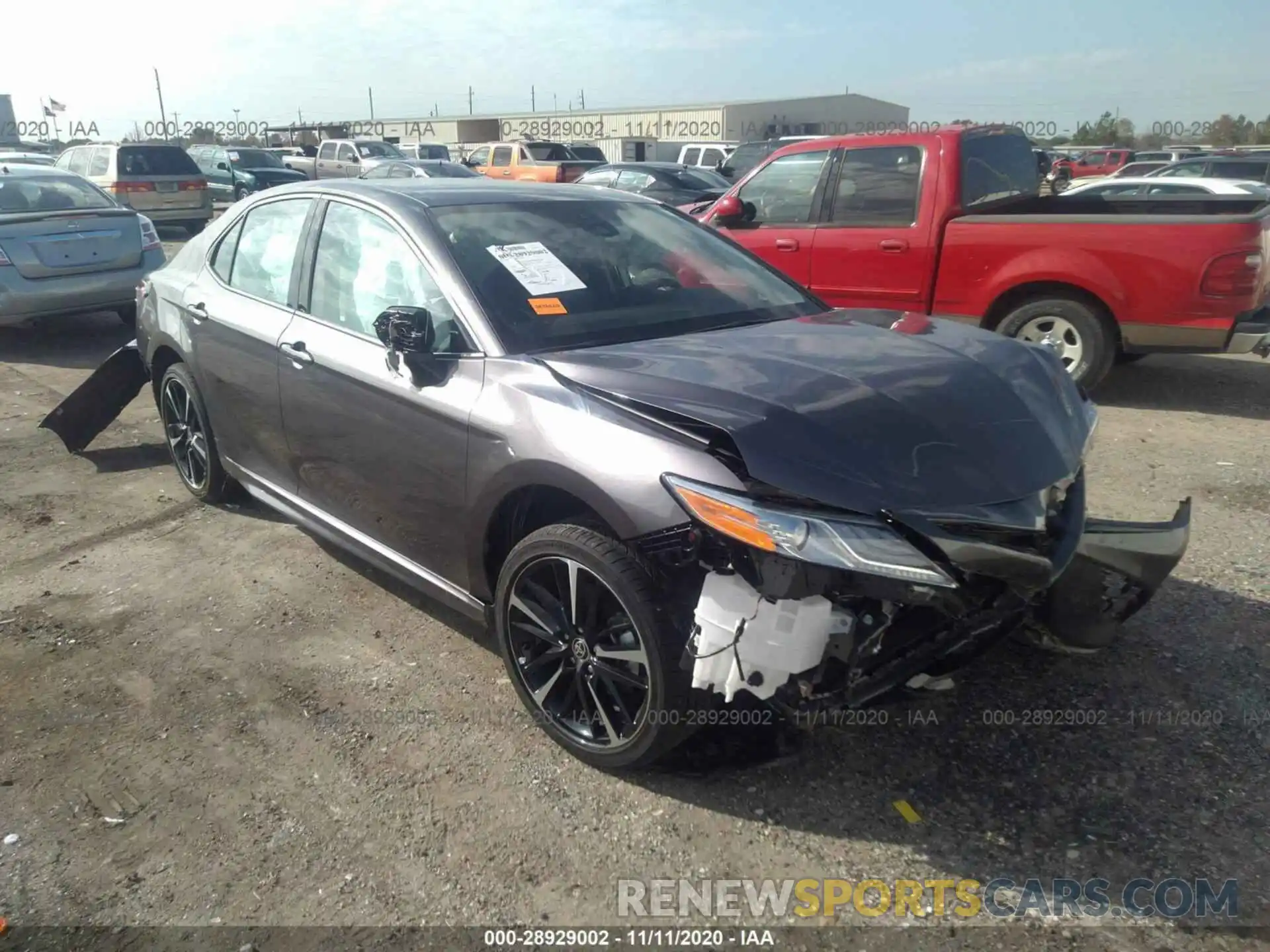 1 Photograph of a damaged car 4T1K61AK0LU386053 TOYOTA CAMRY 2020