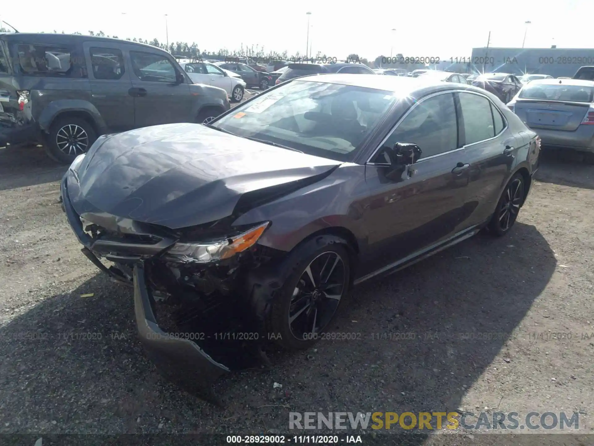 2 Photograph of a damaged car 4T1K61AK0LU386053 TOYOTA CAMRY 2020