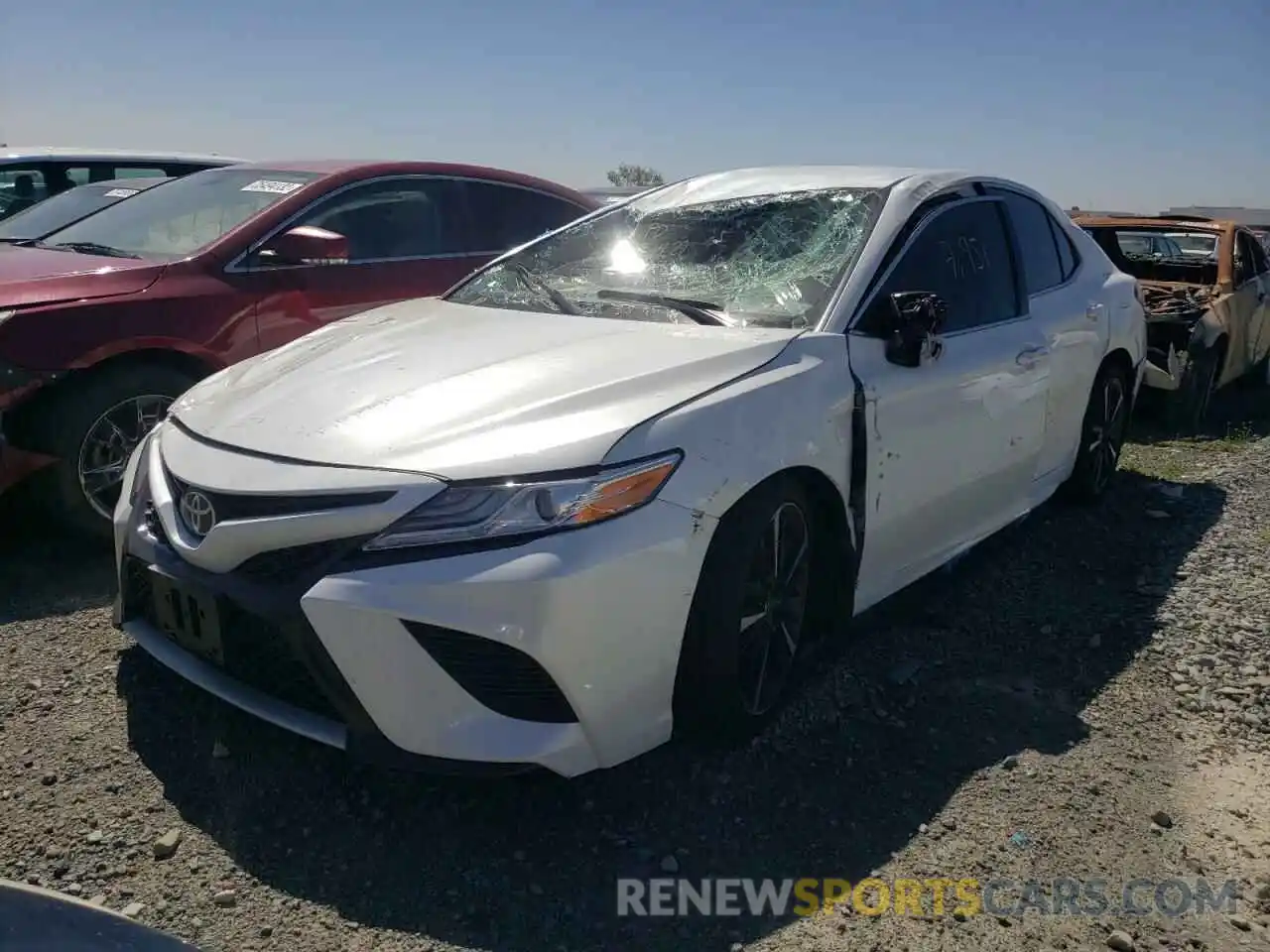 2 Photograph of a damaged car 4T1K61AK0LU388661 TOYOTA CAMRY 2020